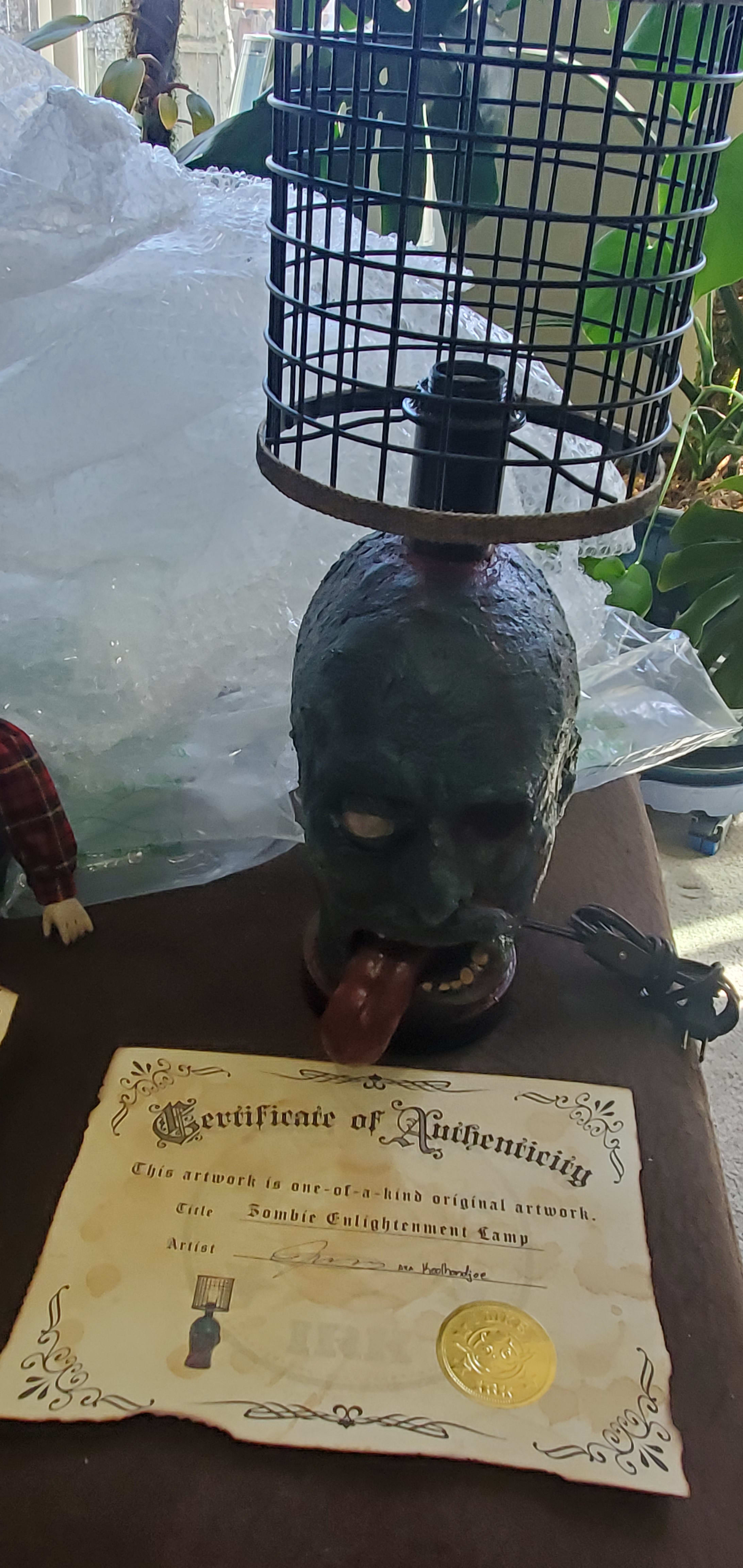 Zombie Enlightenment Lamp
