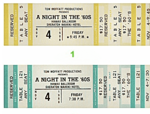 Ticket Inspo :)
