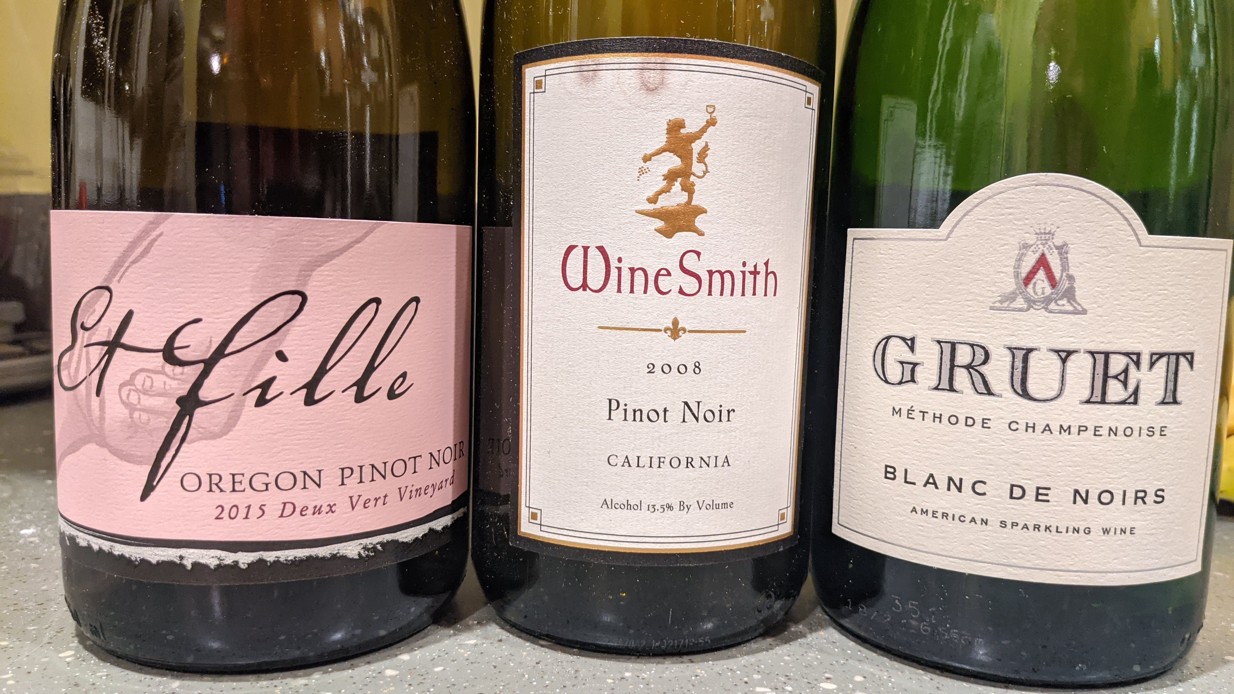 evening's wines