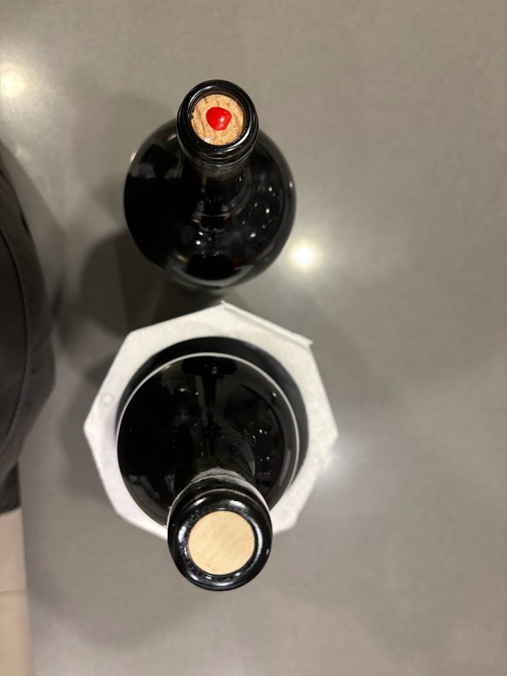 light colored cork