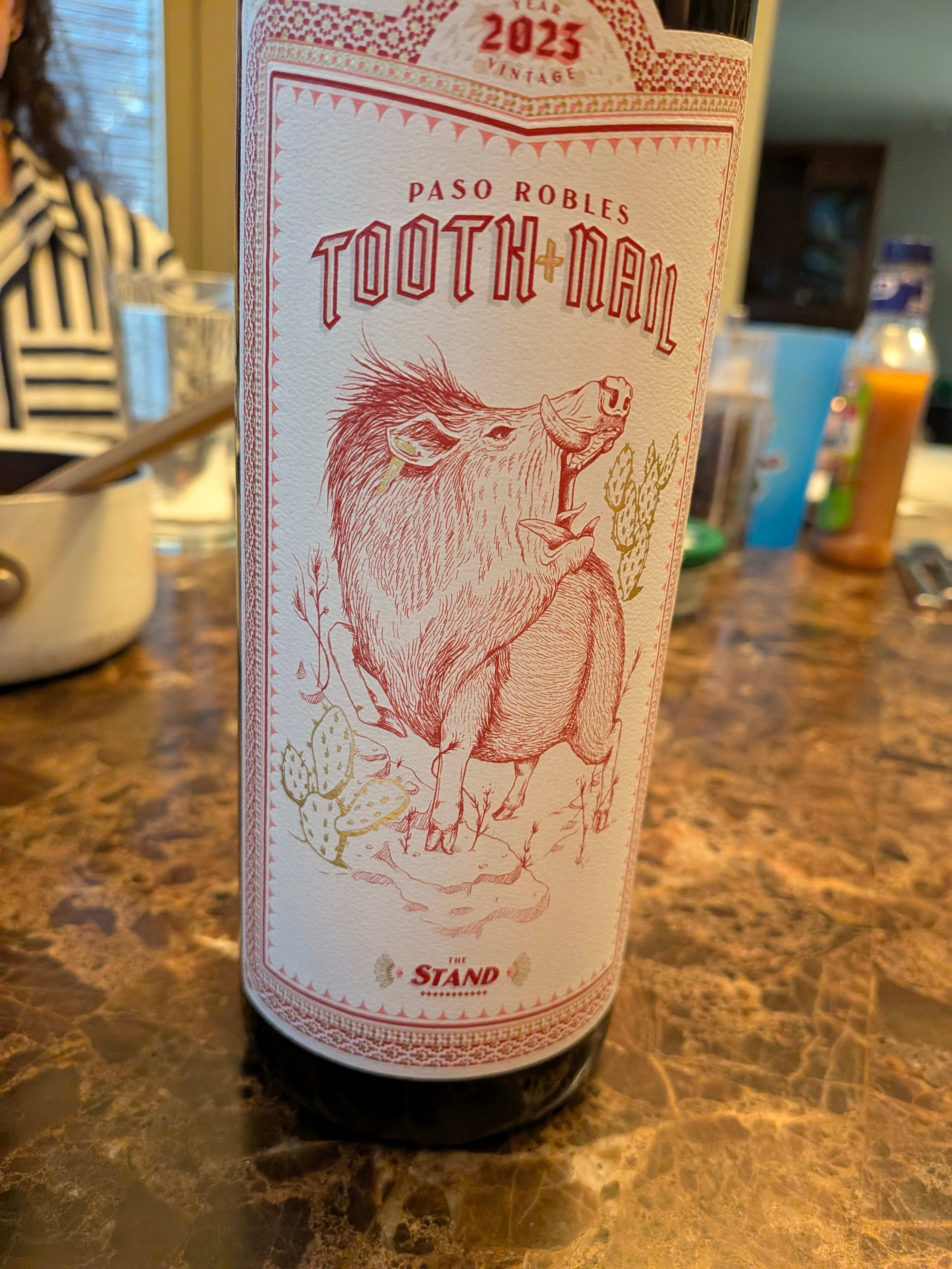 front label