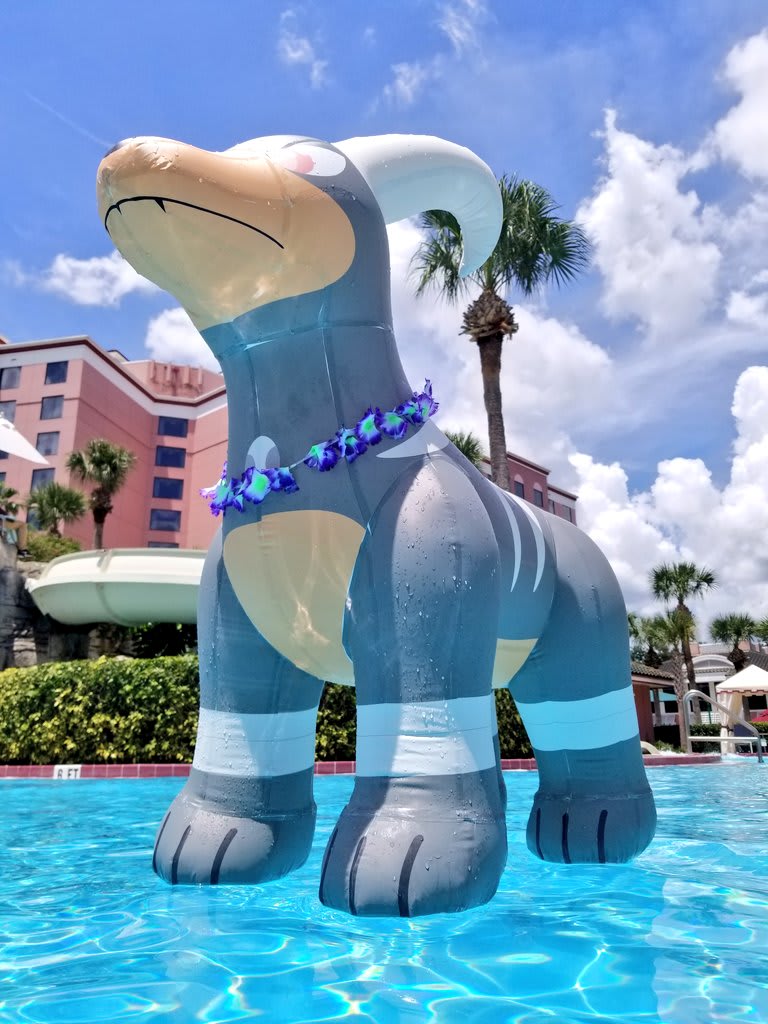 Who says fire types don't like the water?
