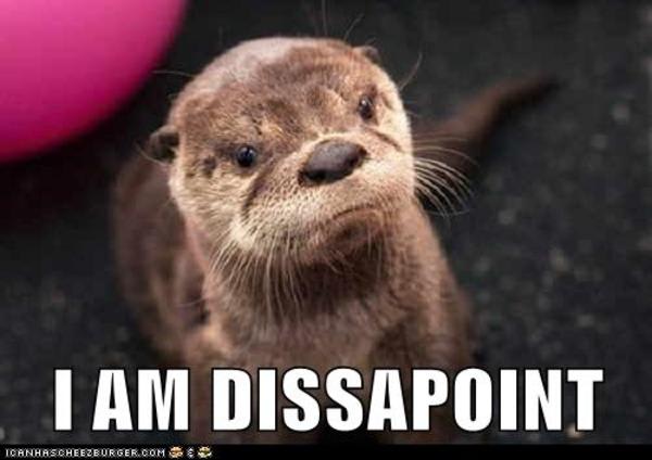 Disapoint