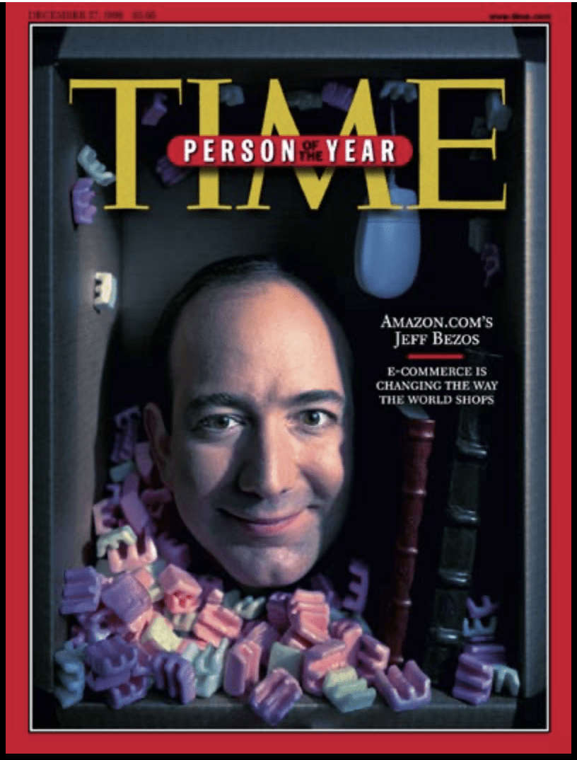 Jeff Bezos 1999 Person of the Year Time Magazine Cover