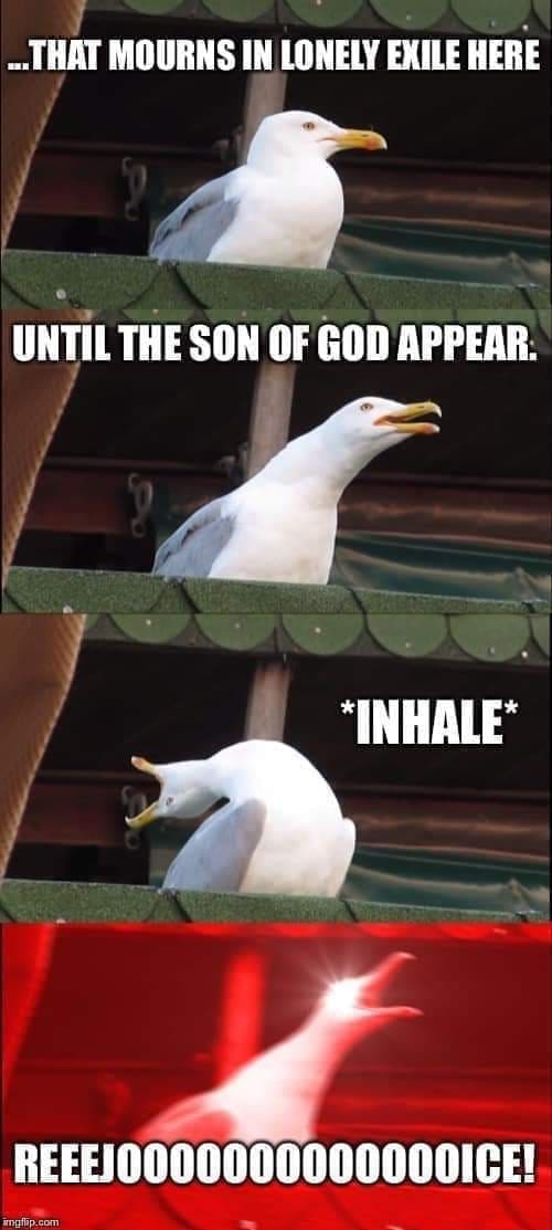Ruins Christmas carol