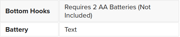 battery text