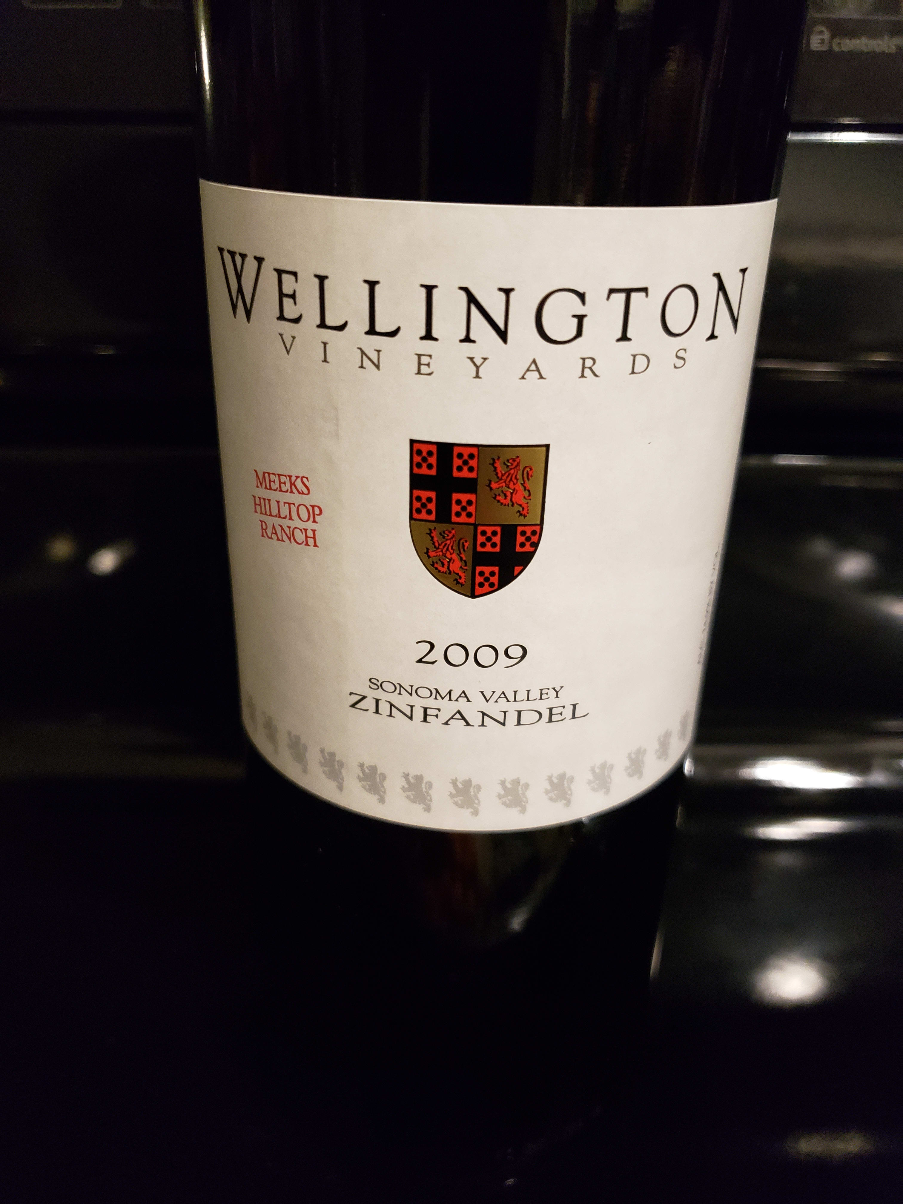 2009 Wellington Zinfandel Meek's Hilltop Ranch