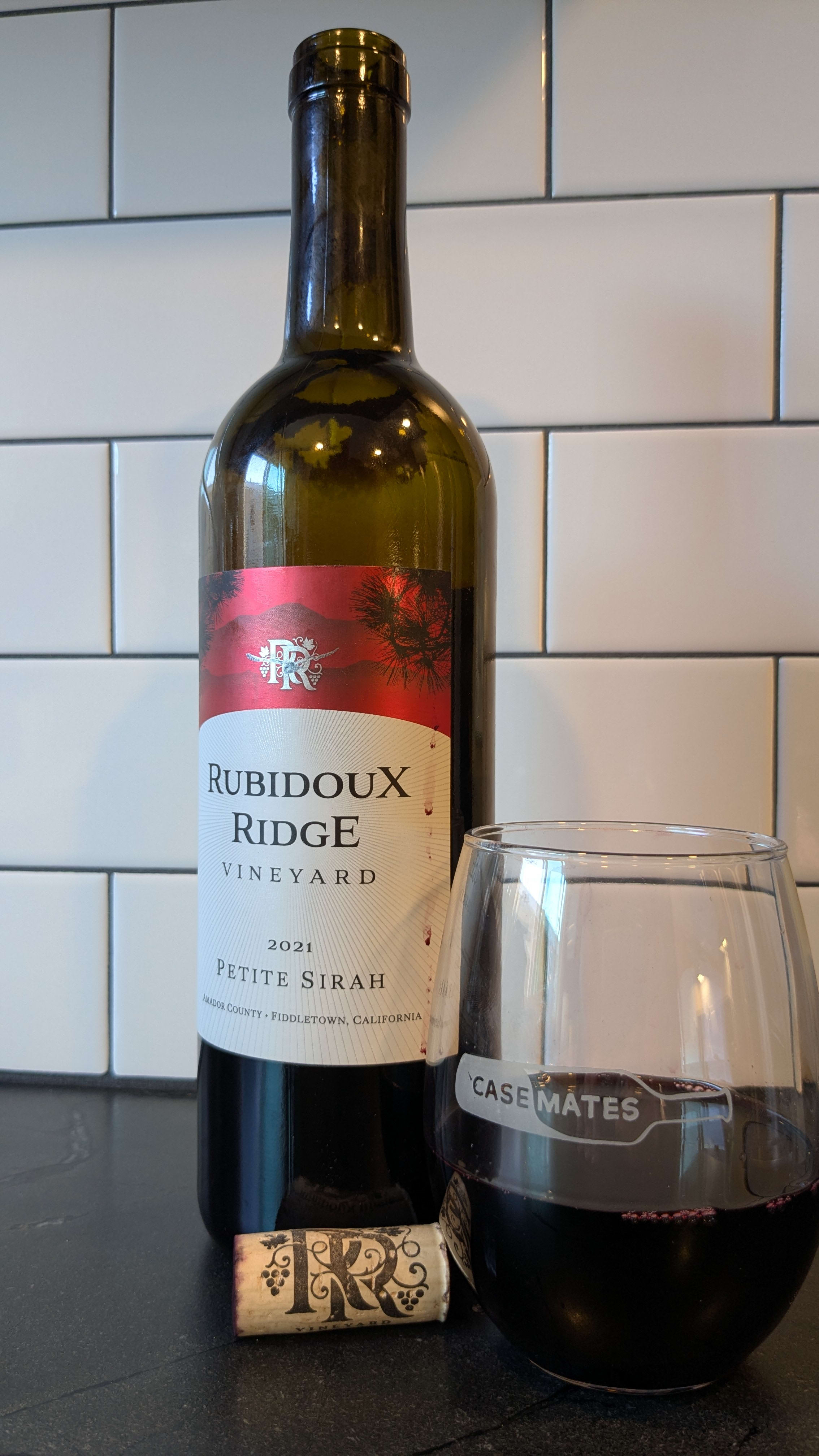 2021 Rubidoux Ridge Petite Sirah
