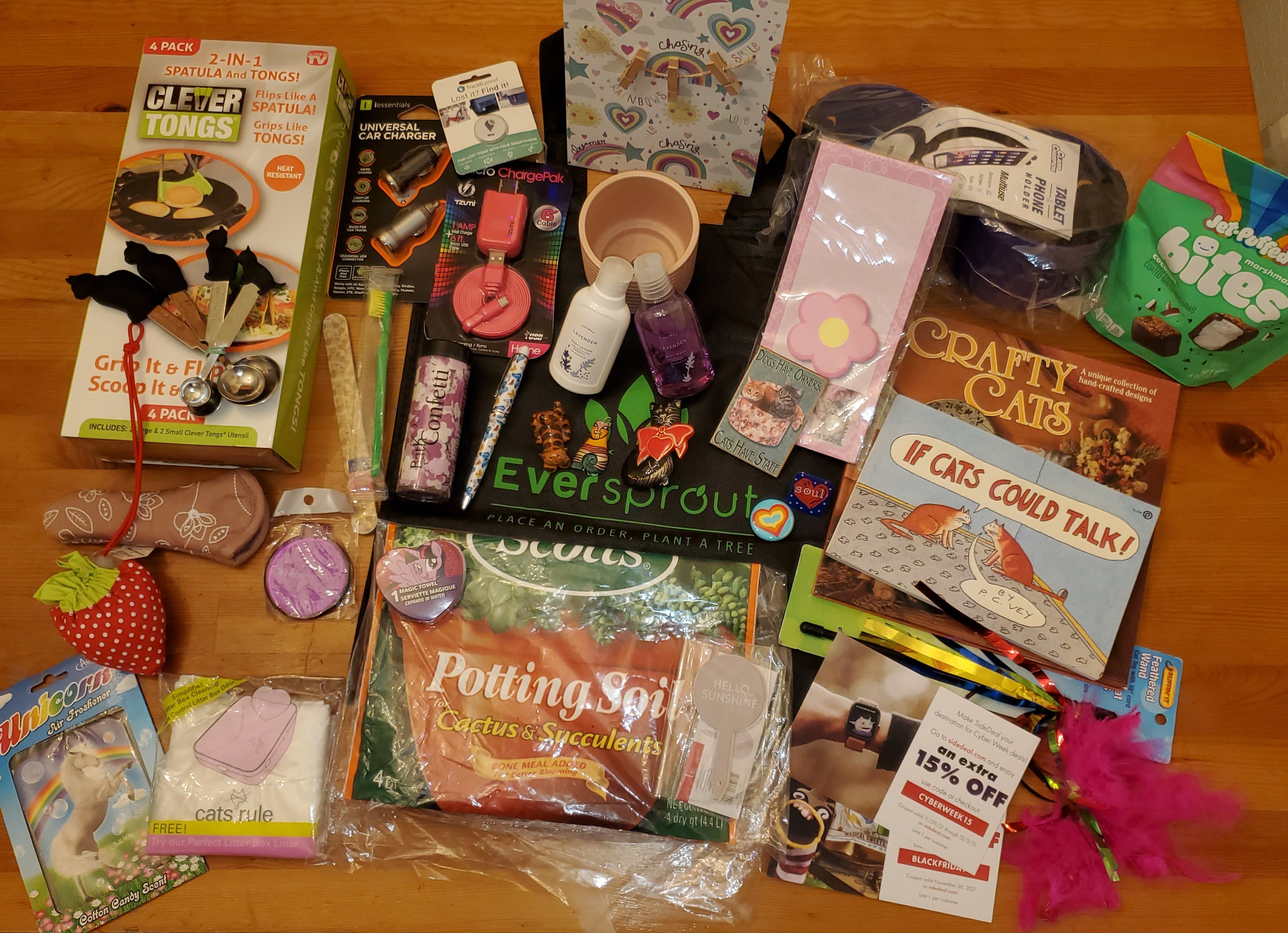 pile of gifts!