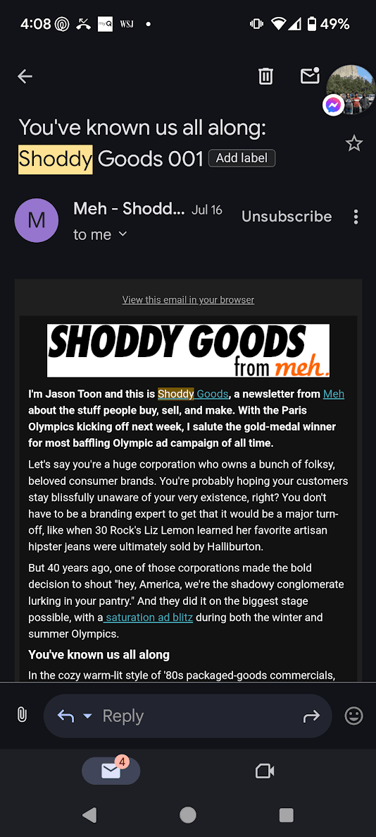 Tiny newsletter 1