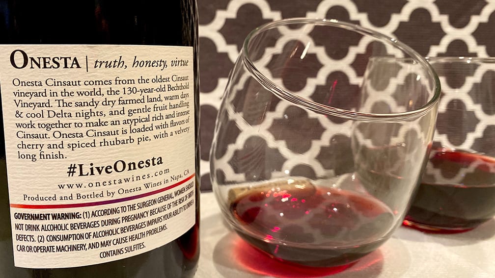 Cinsaut back label