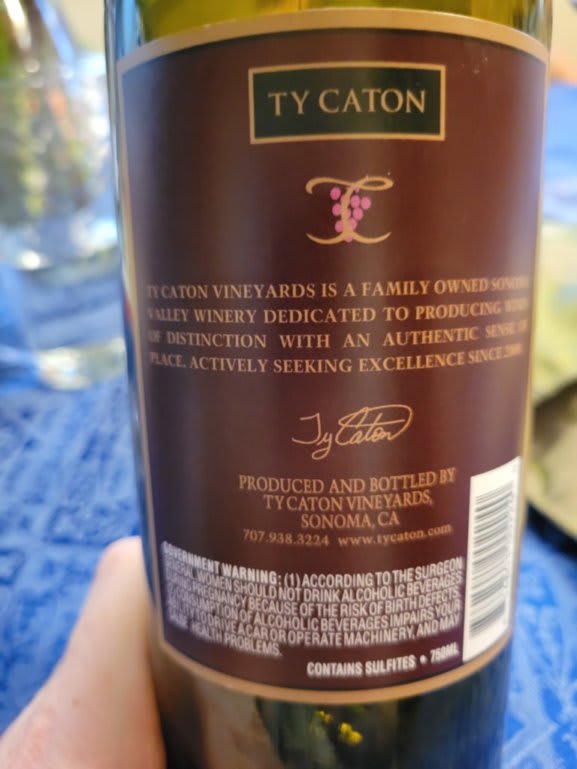 back label