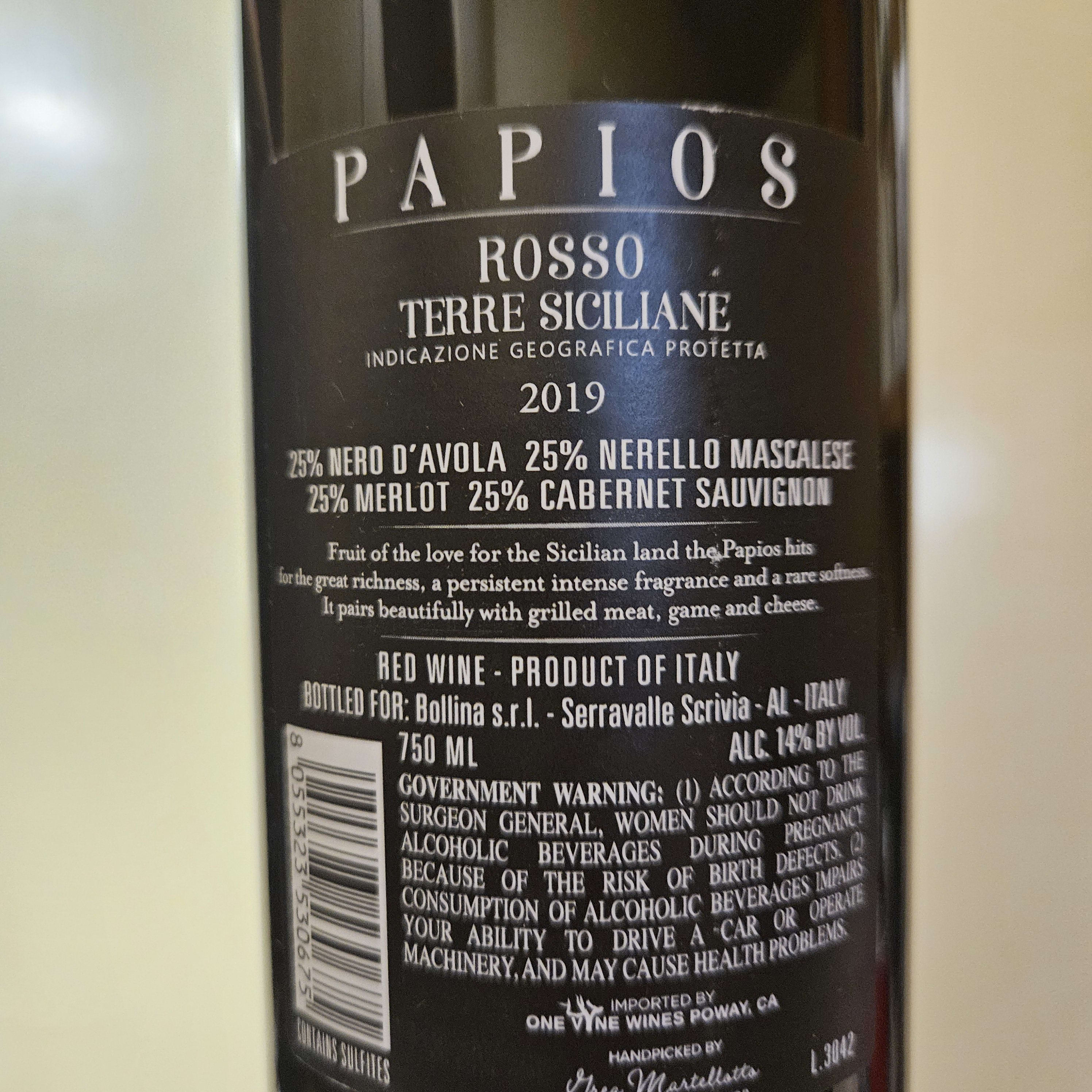 back label