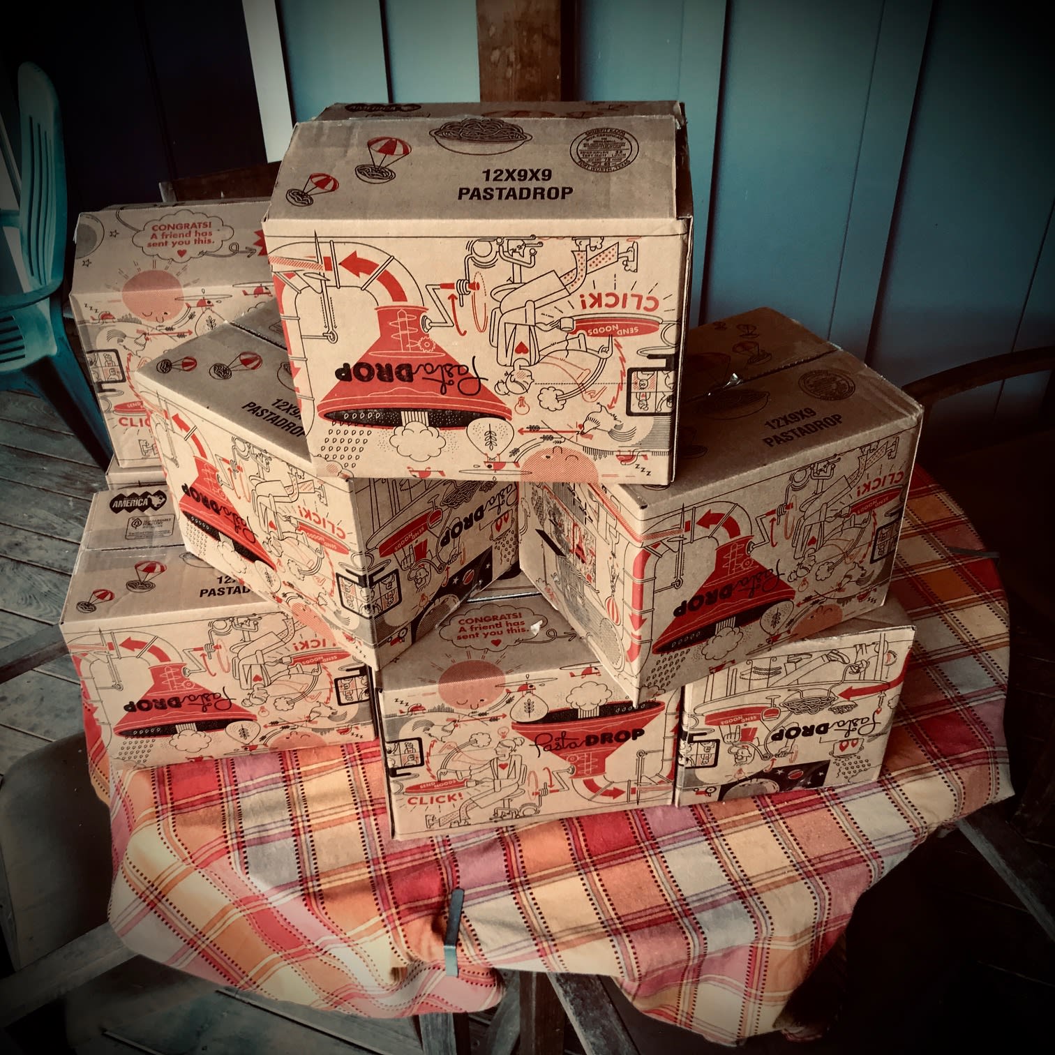 What arrived...