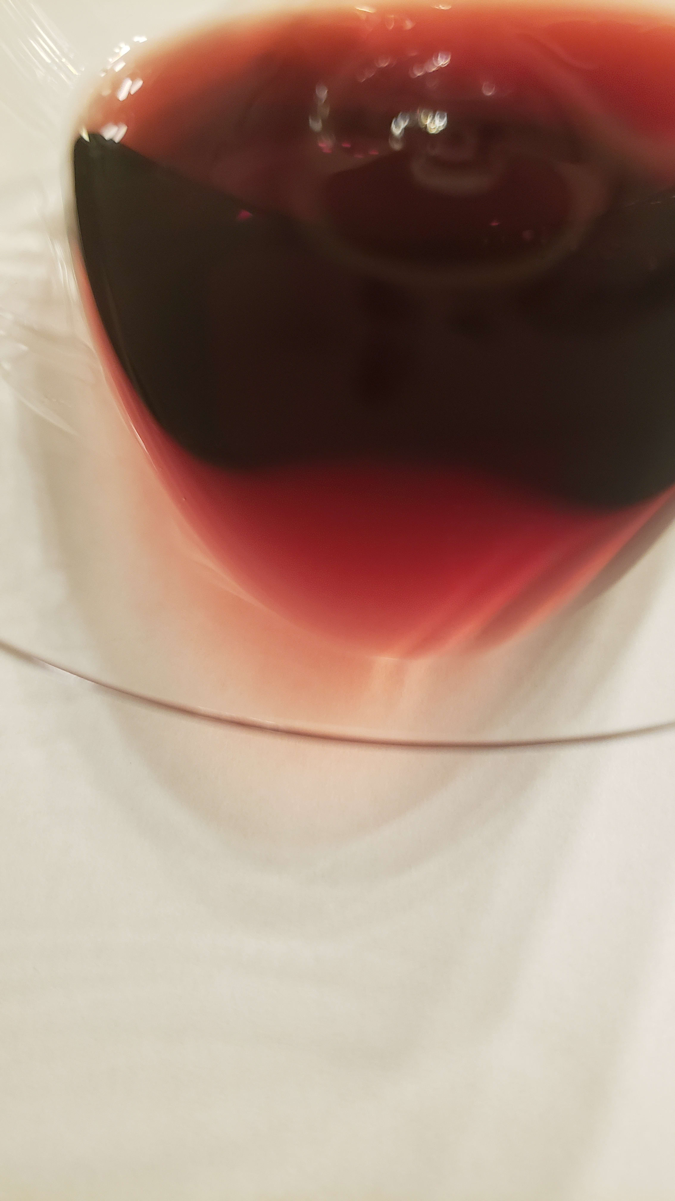Wine in glass