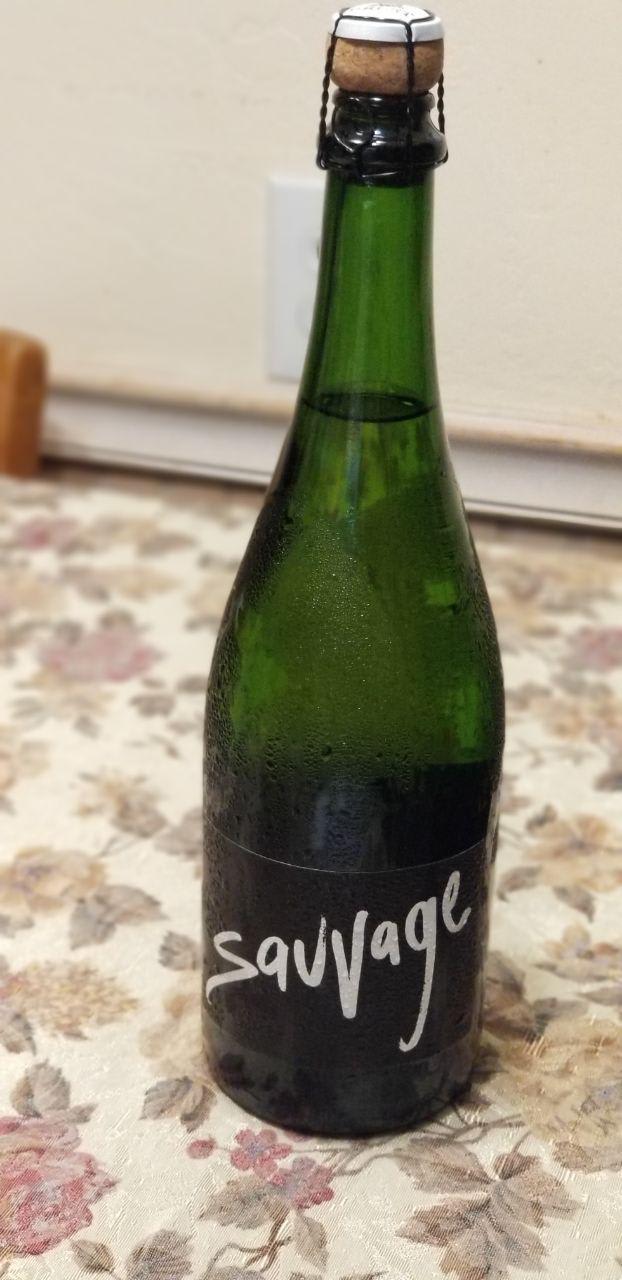 A nice chilled bottle of Gruet Sauvage