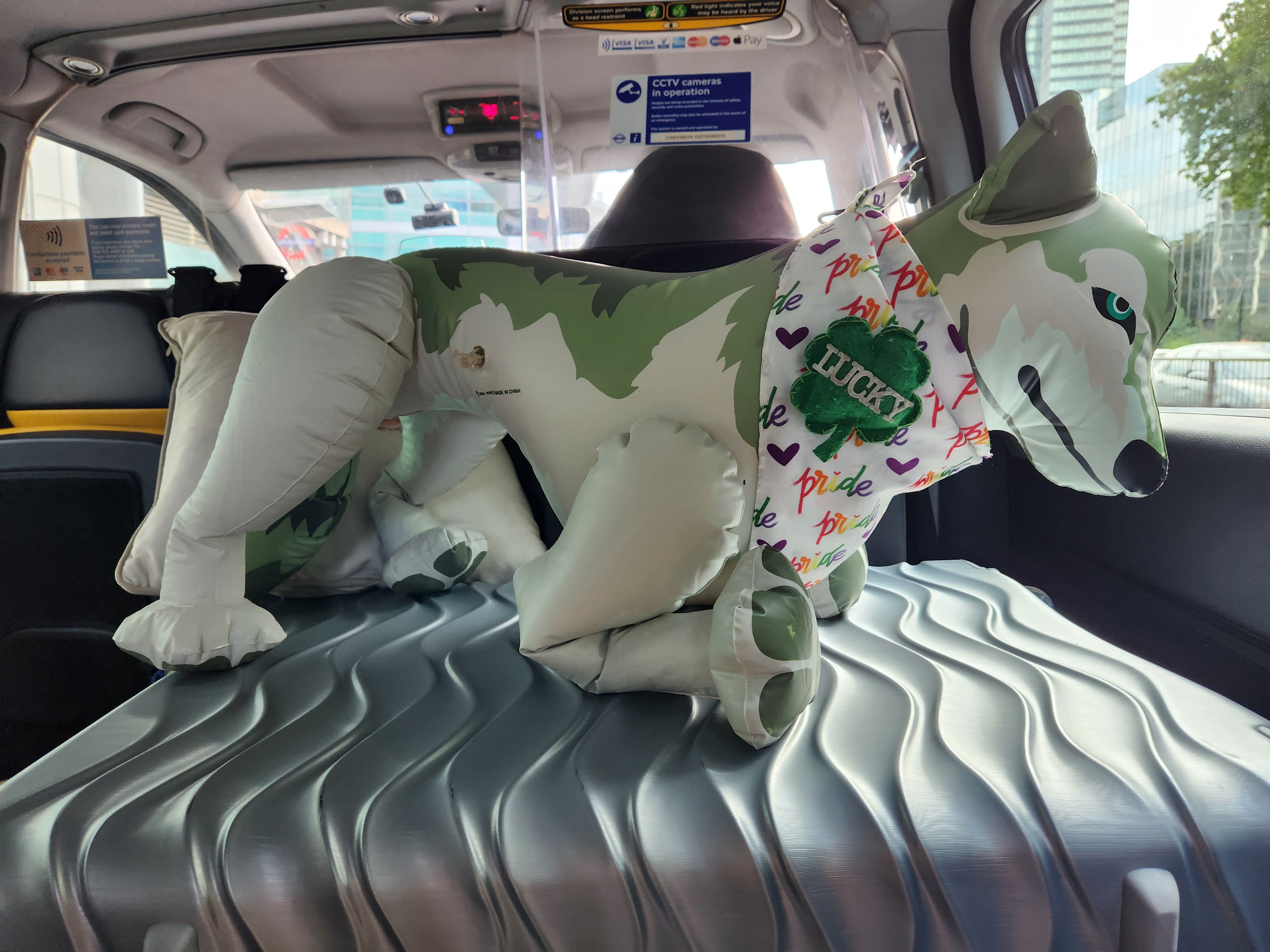 In a London taxi