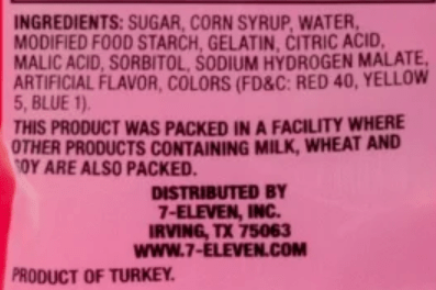Ingredients