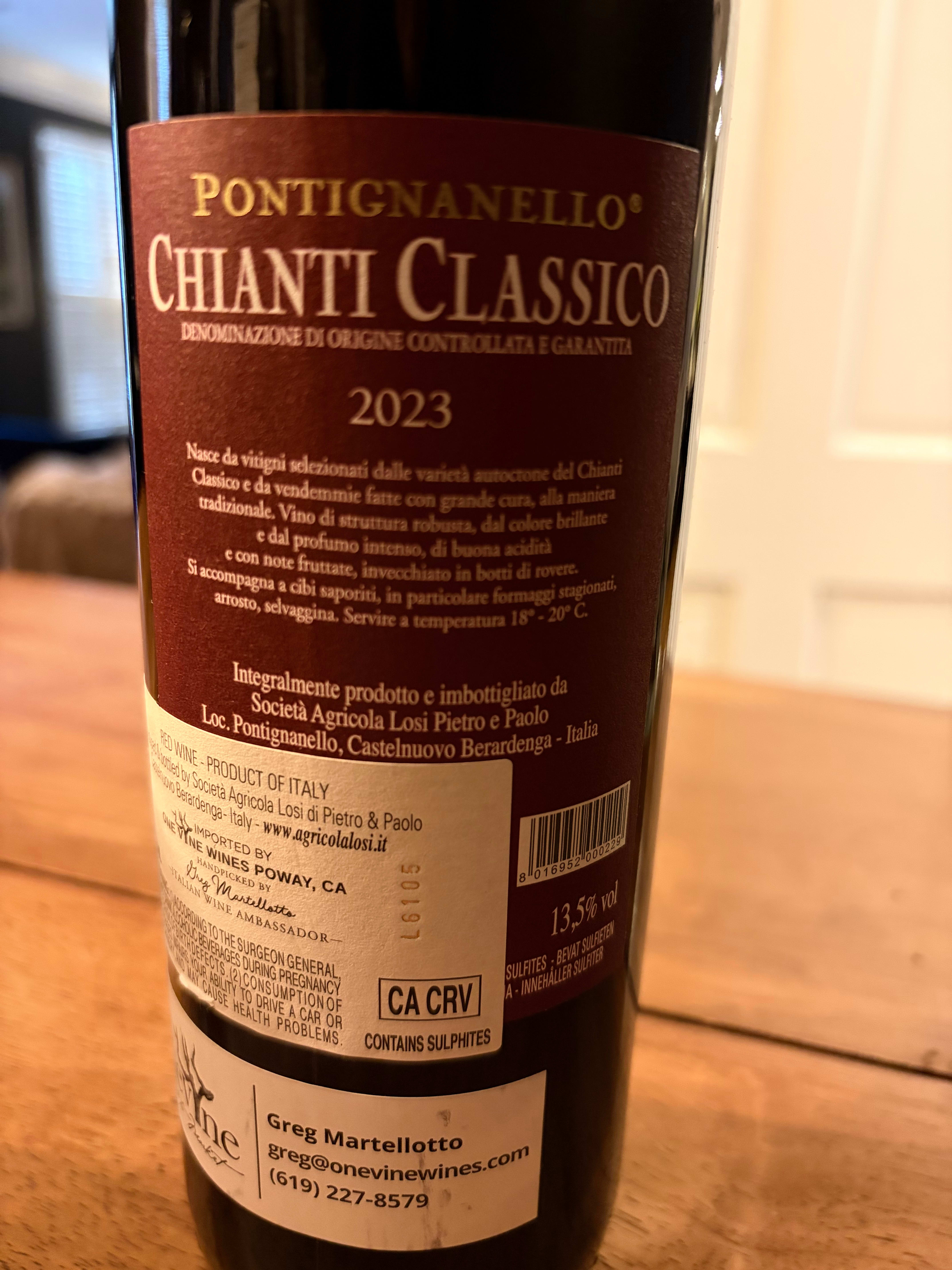 BACK LABEL
