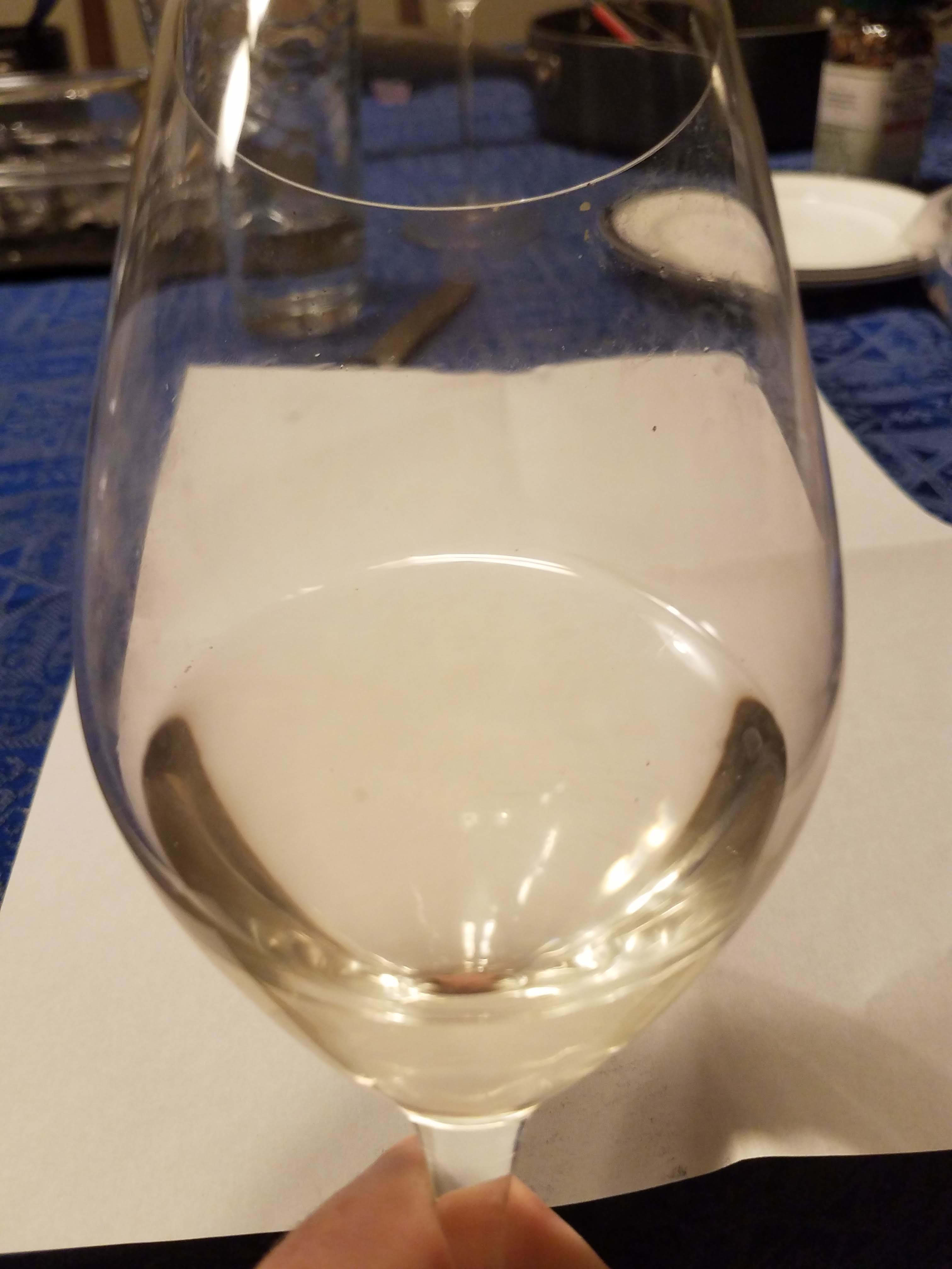 wine in glass-tilted