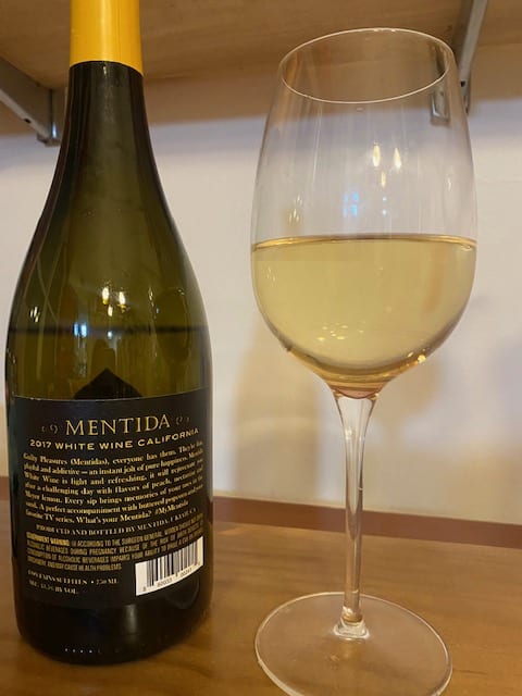Description on the back of the bottles.