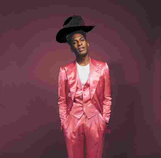 Jon Batiste in a black cowboy hat
