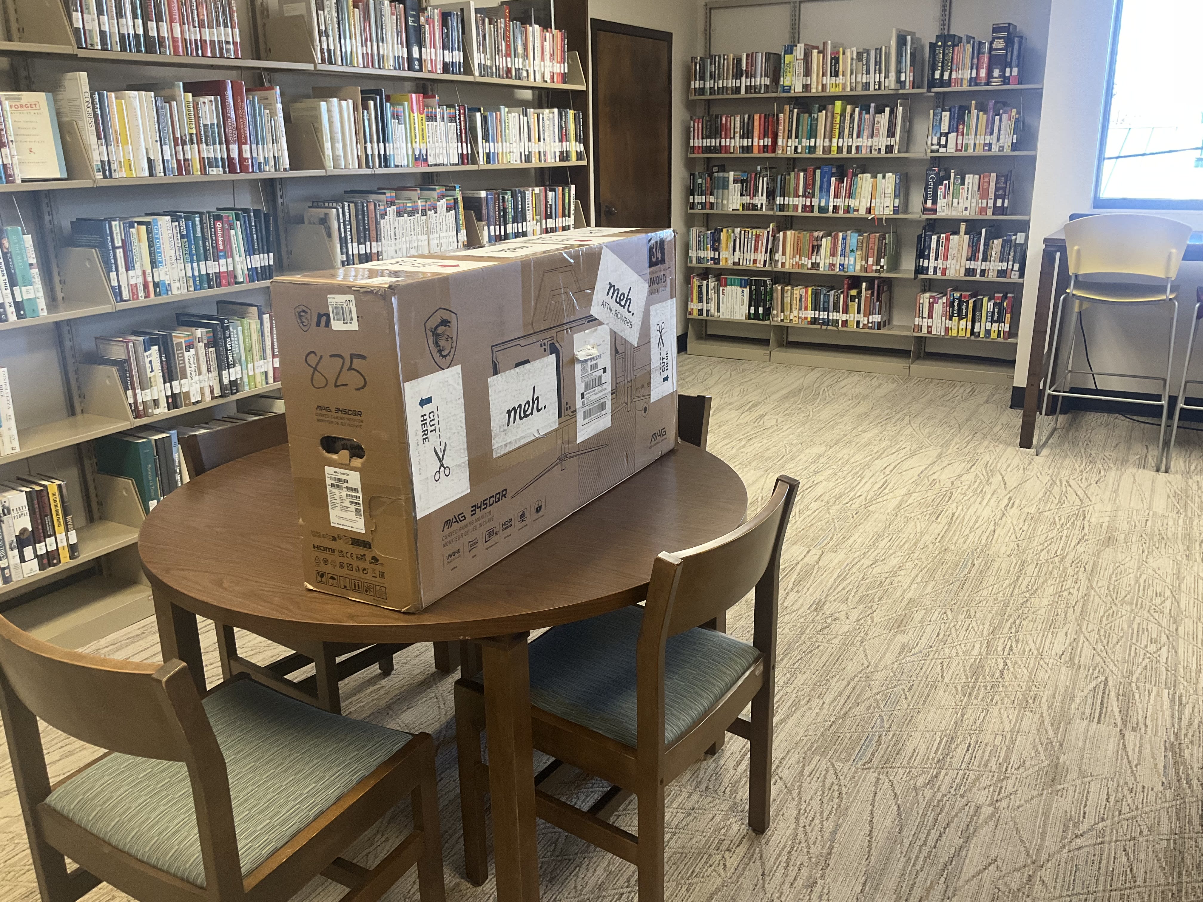 package at library