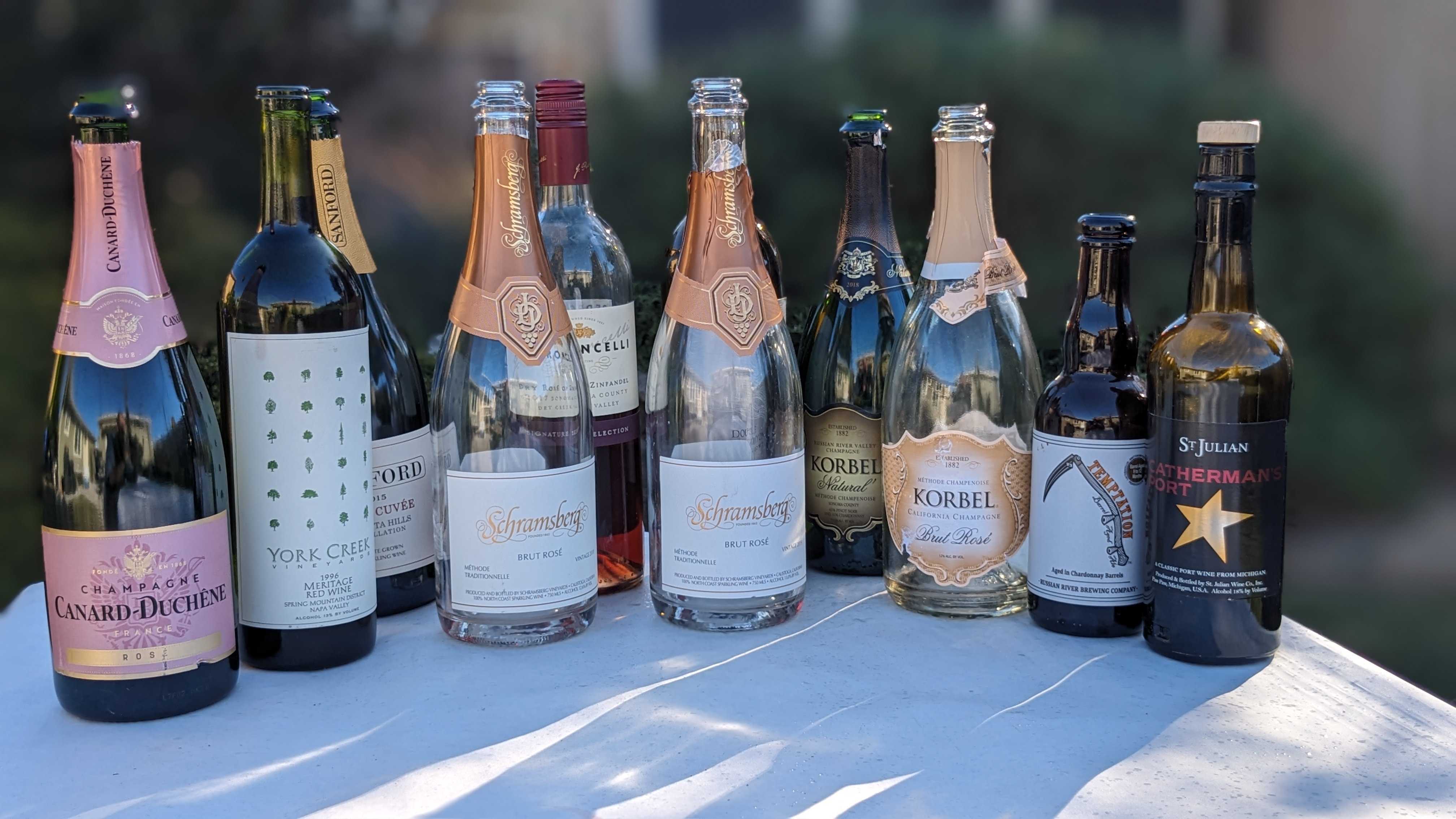Gathering bottles Nov '23 - SoCal