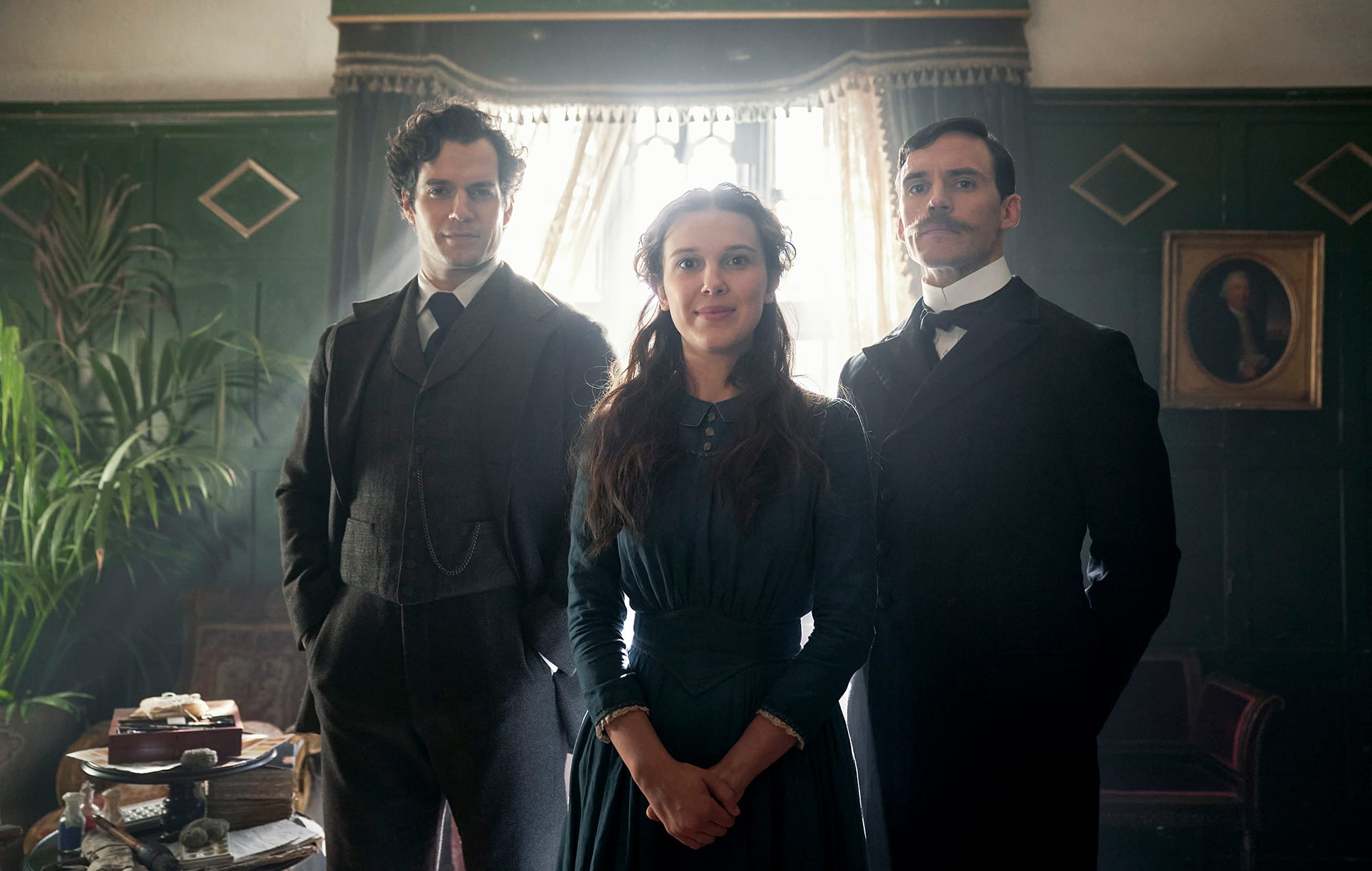 Enola Holmes on Netflix. (They’re always getting Henry to shave his mustache.)