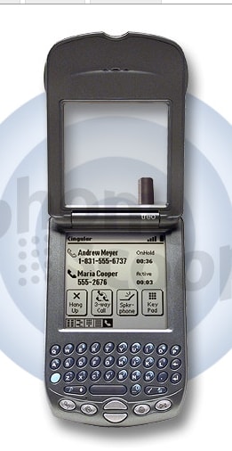 Palm Treo 180g open