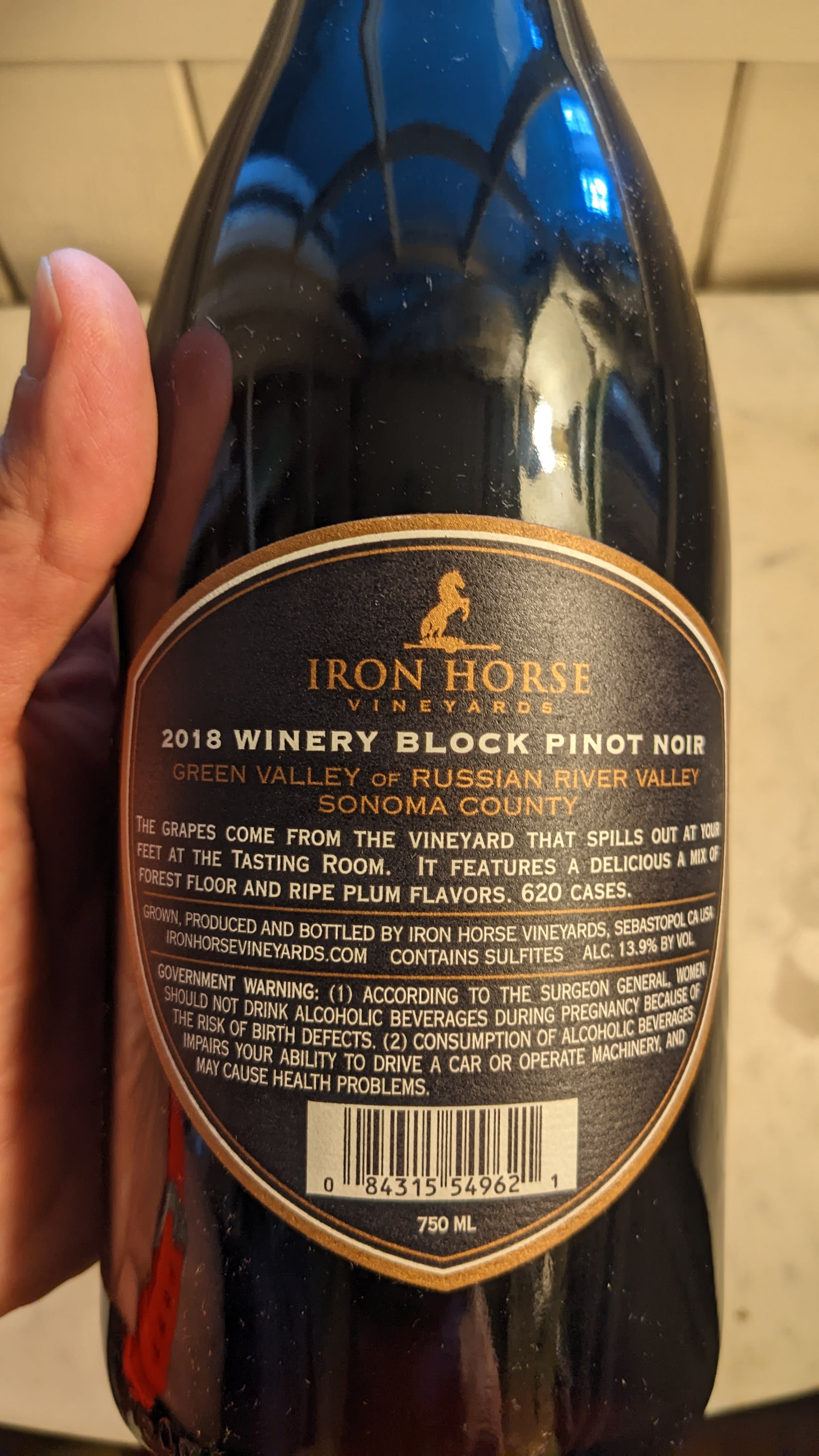 Bottle back
