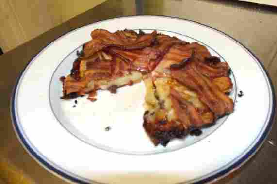 bacon potato tart