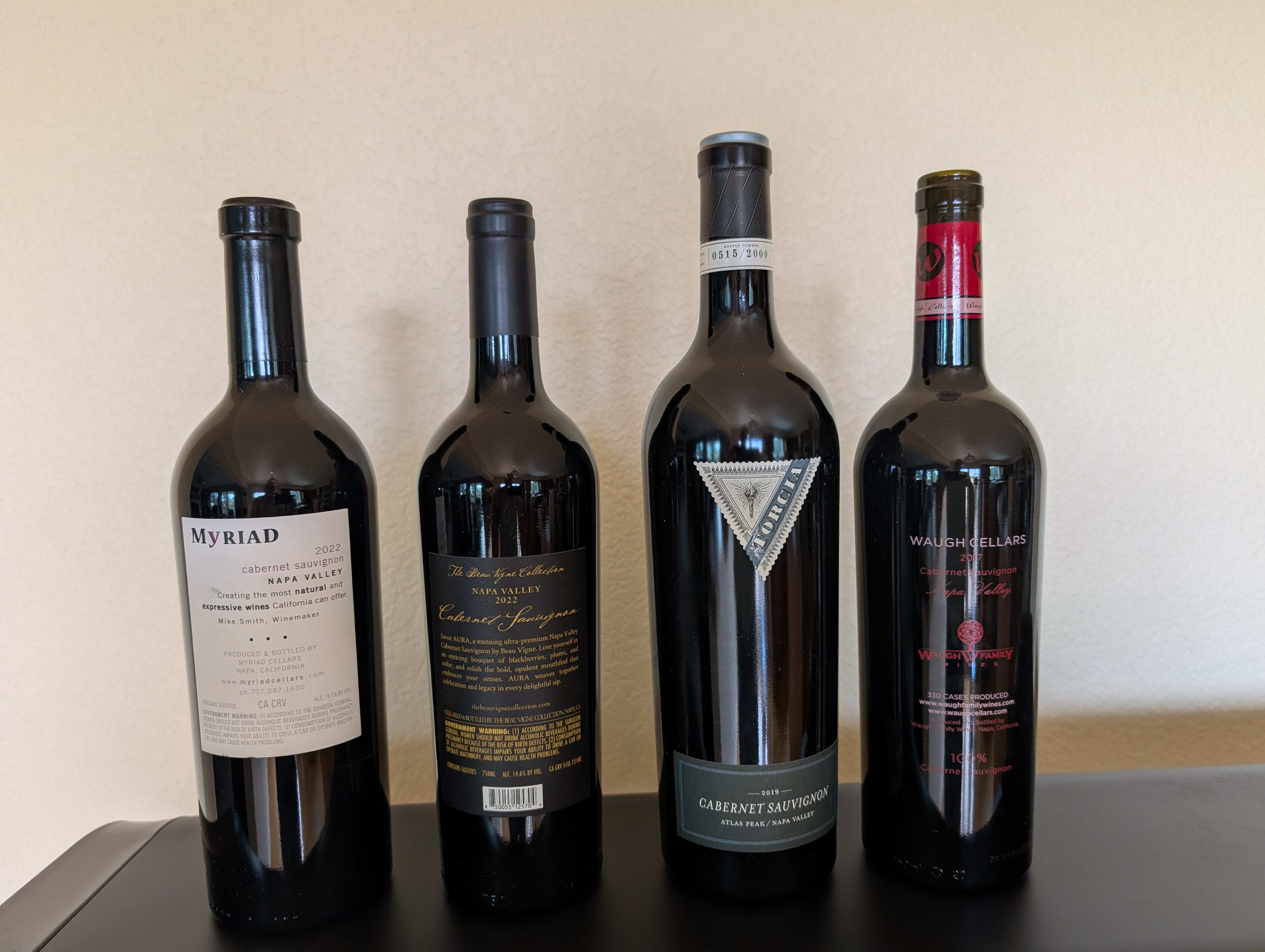 Received wines: