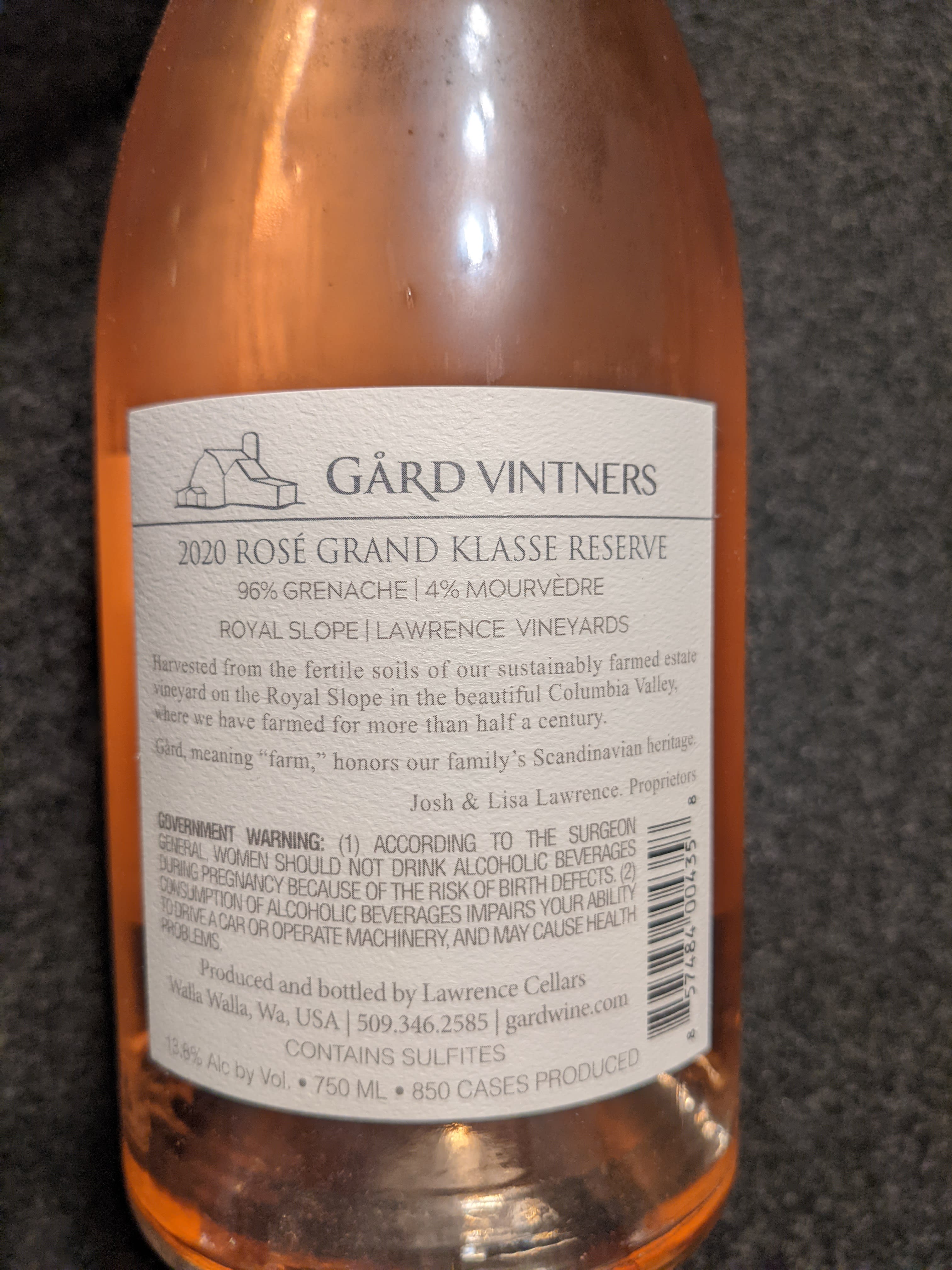 Back Label