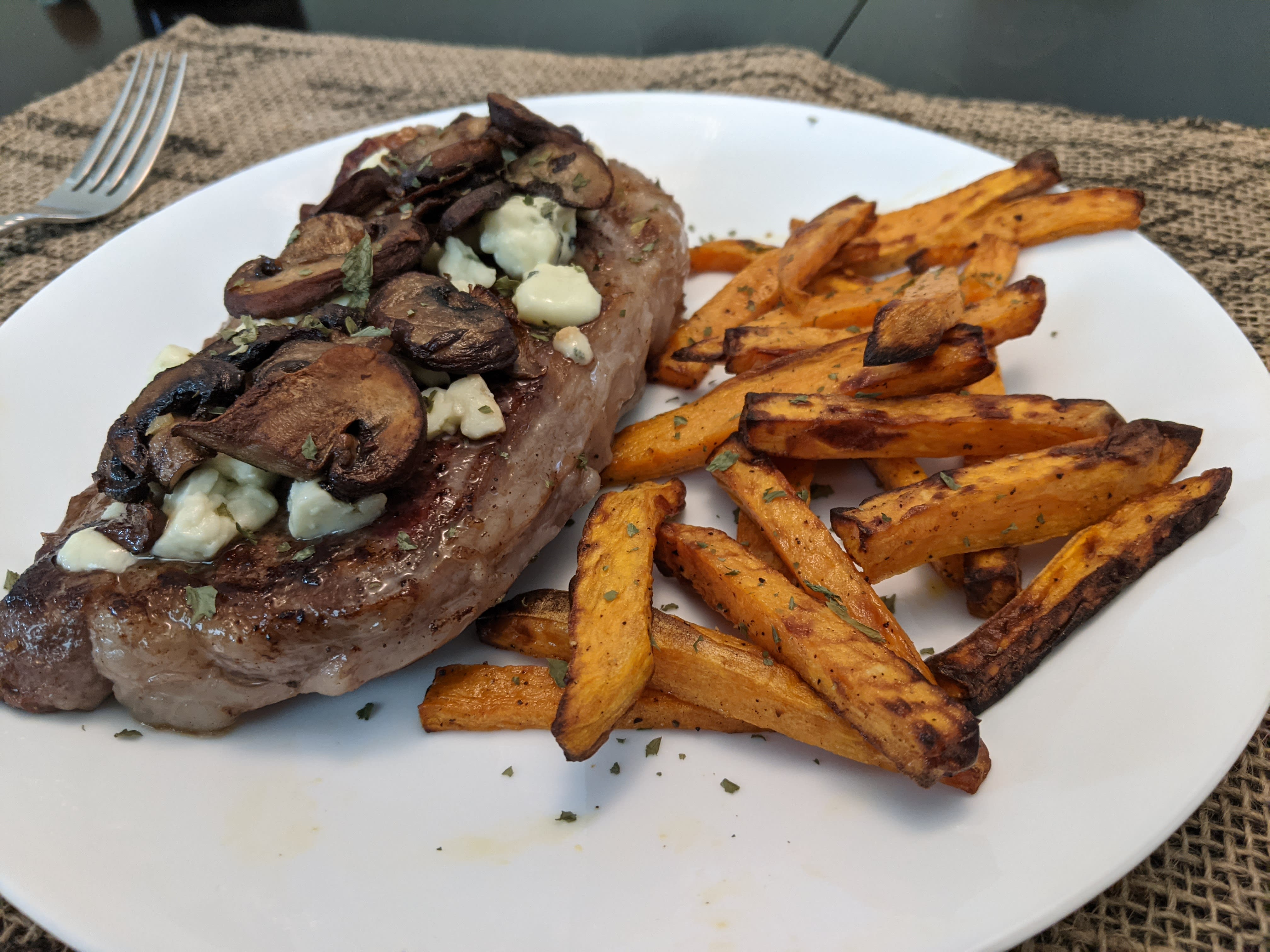 Steak dinner