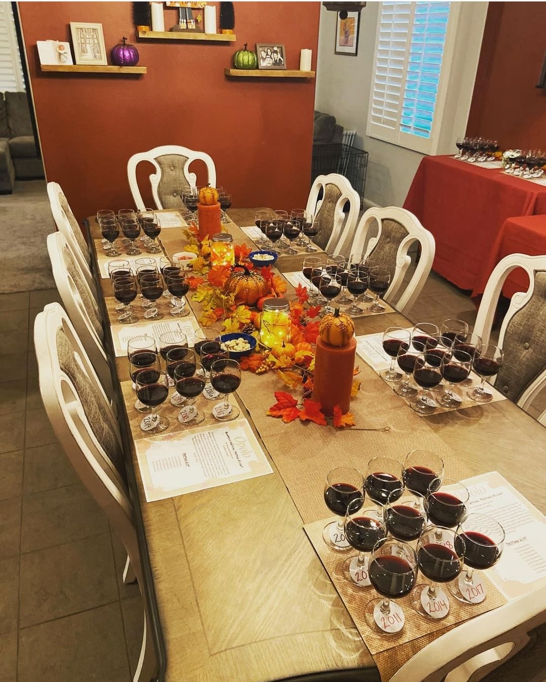 table of wine