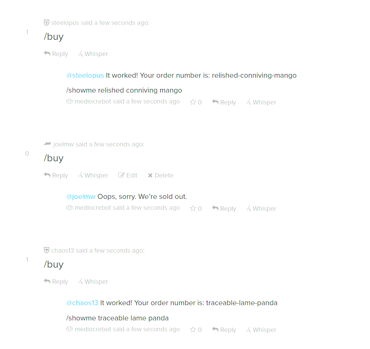 what the actual fuck, mediocrebot?