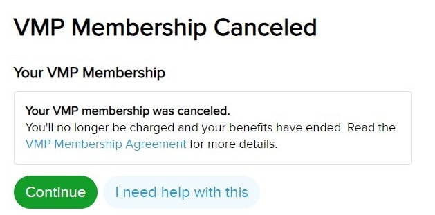 VMP Cancellation