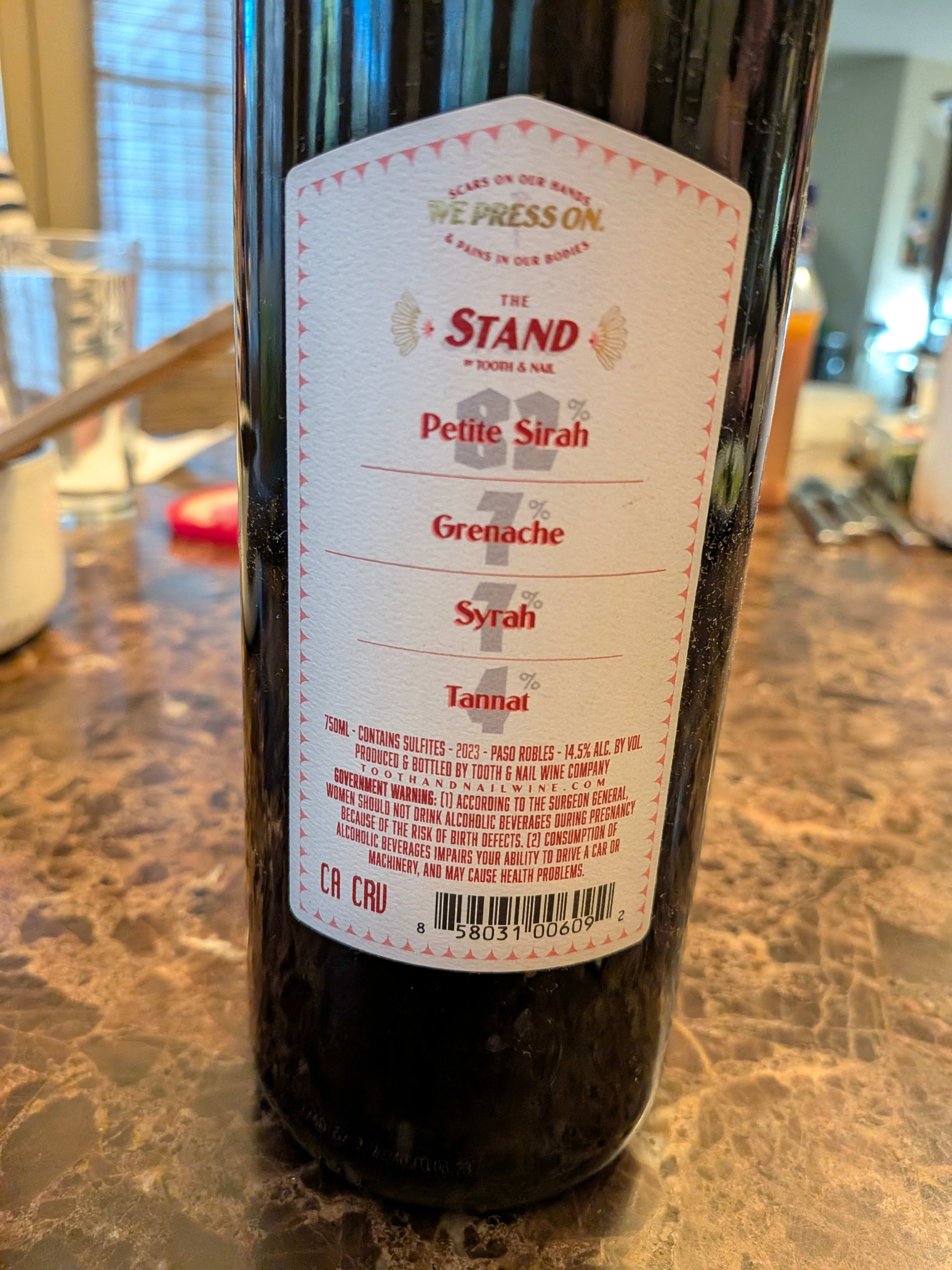 back label