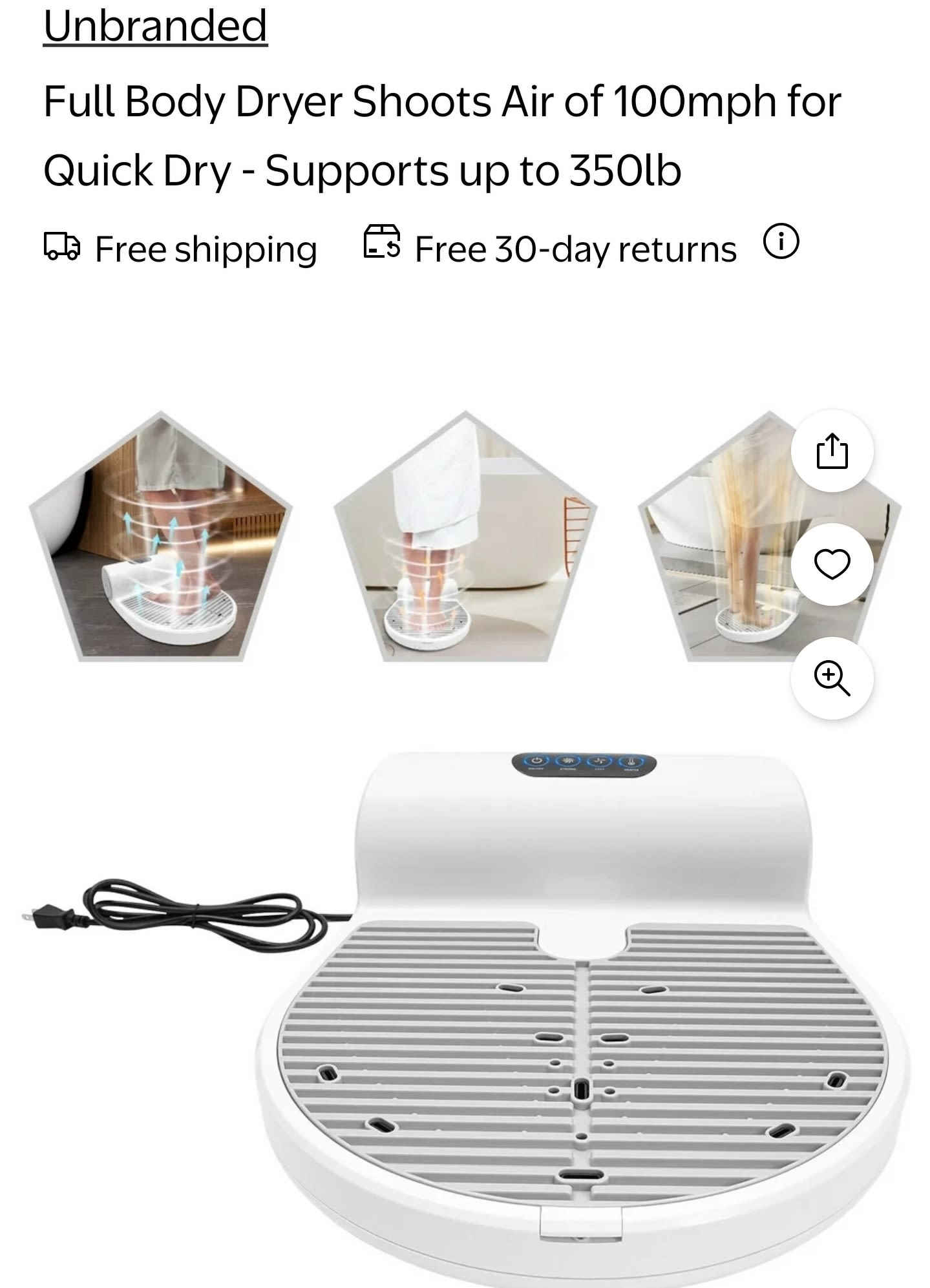 body dryer