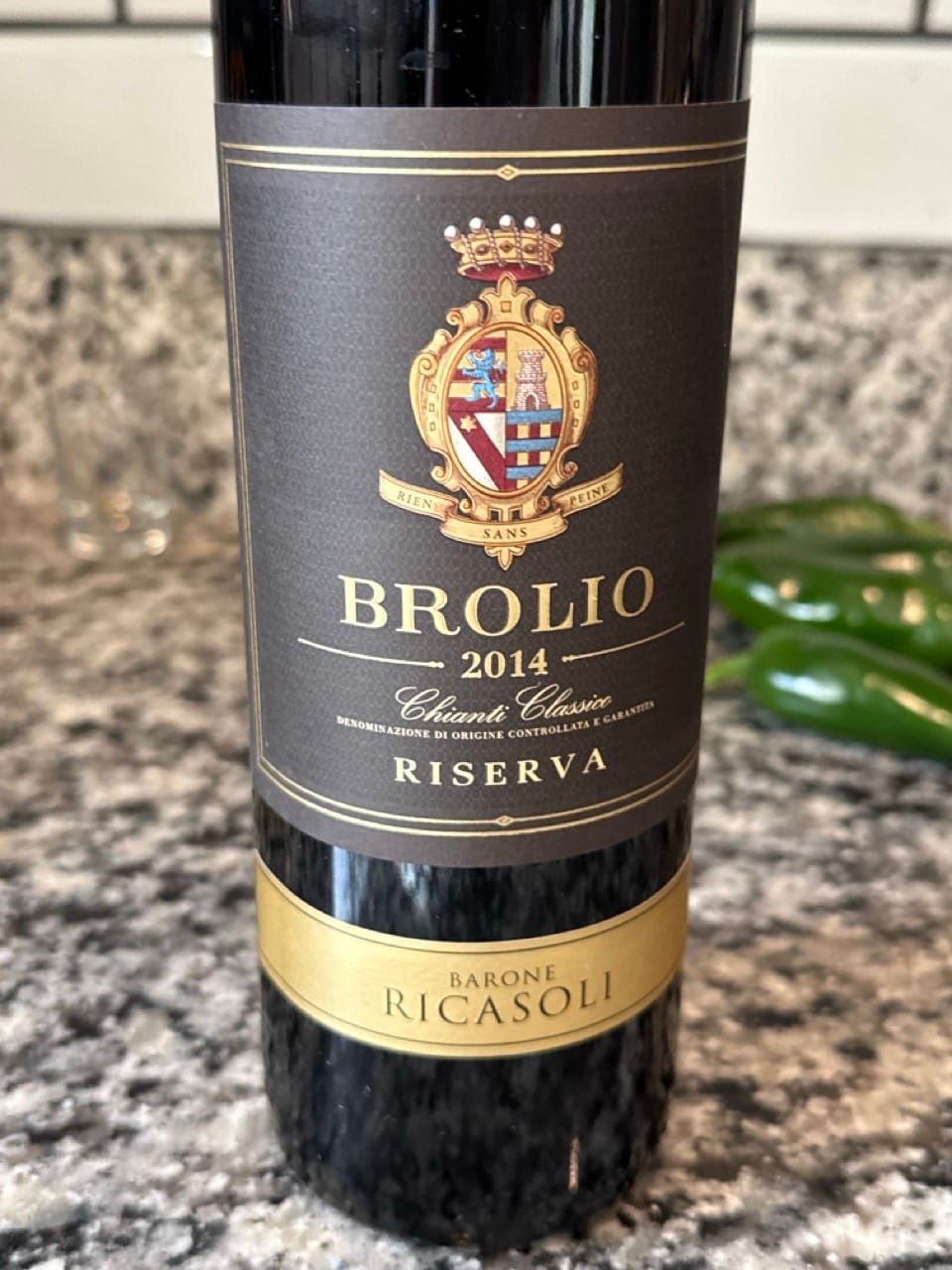 2014 Barone Ricasoli Brolio Chianti Classico Riserva bottle front