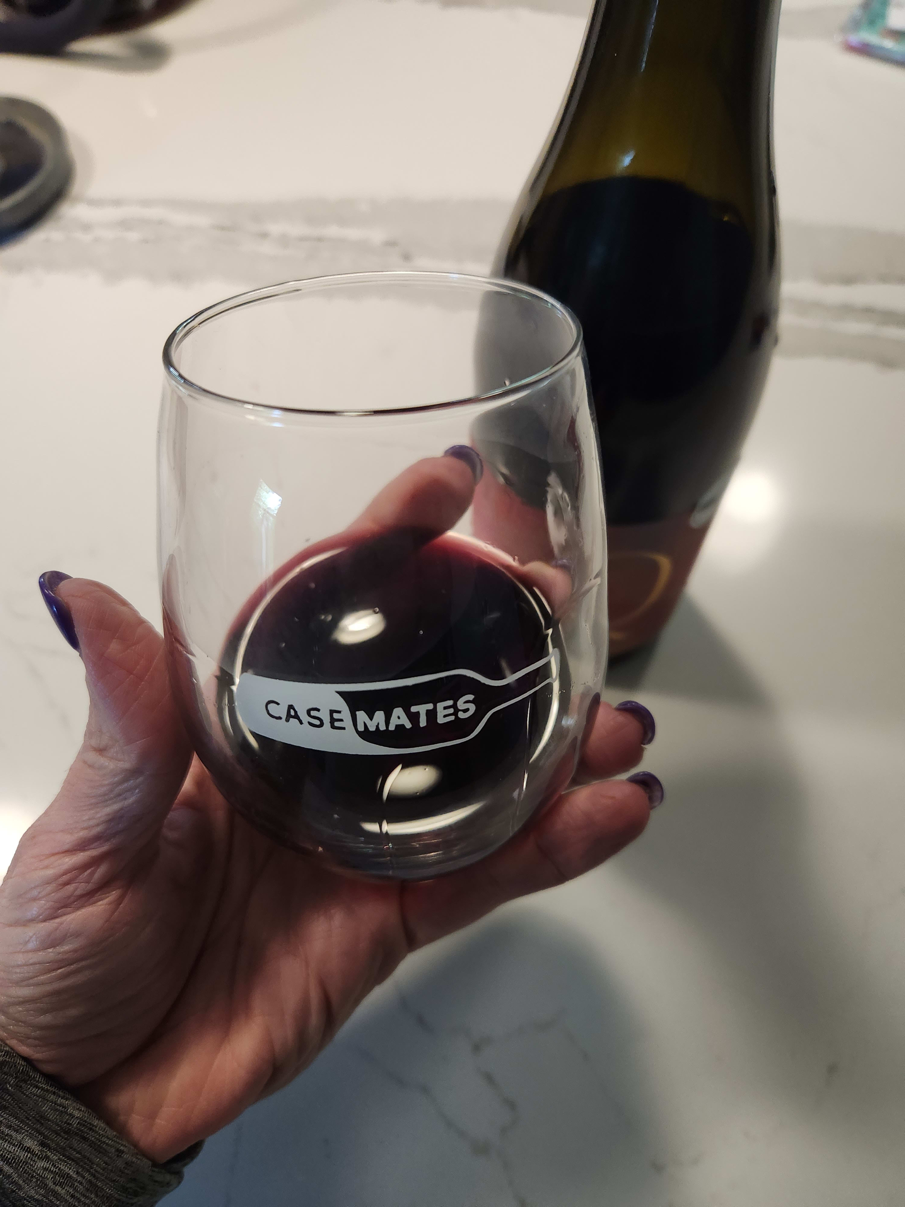Wine in glass
