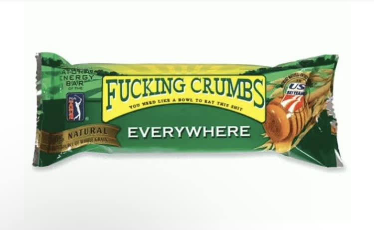 crumbs everywhere 