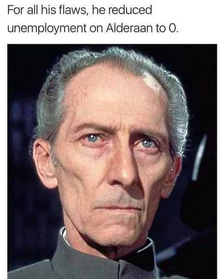 Tarkin on unemployment