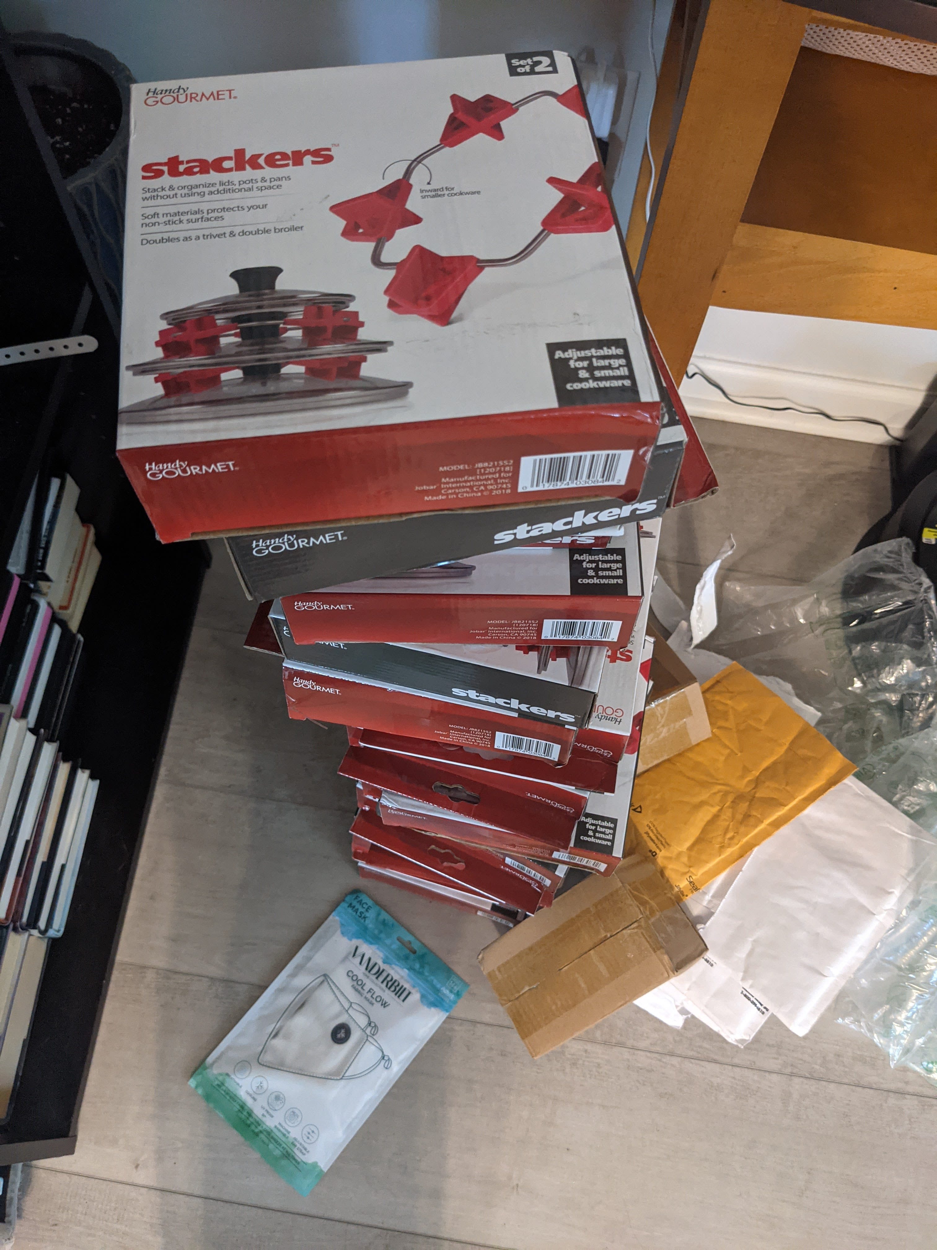 Stack of stackers