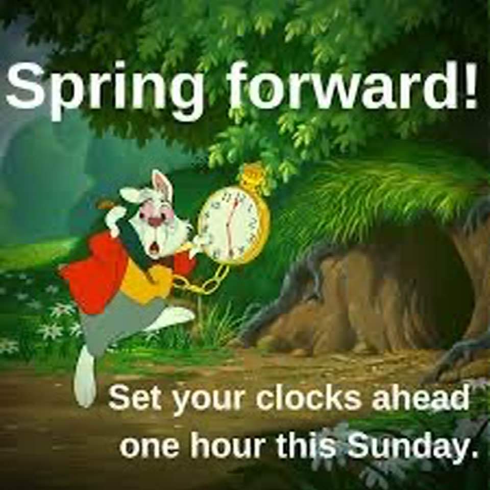 Daylight Saving Time reminder
