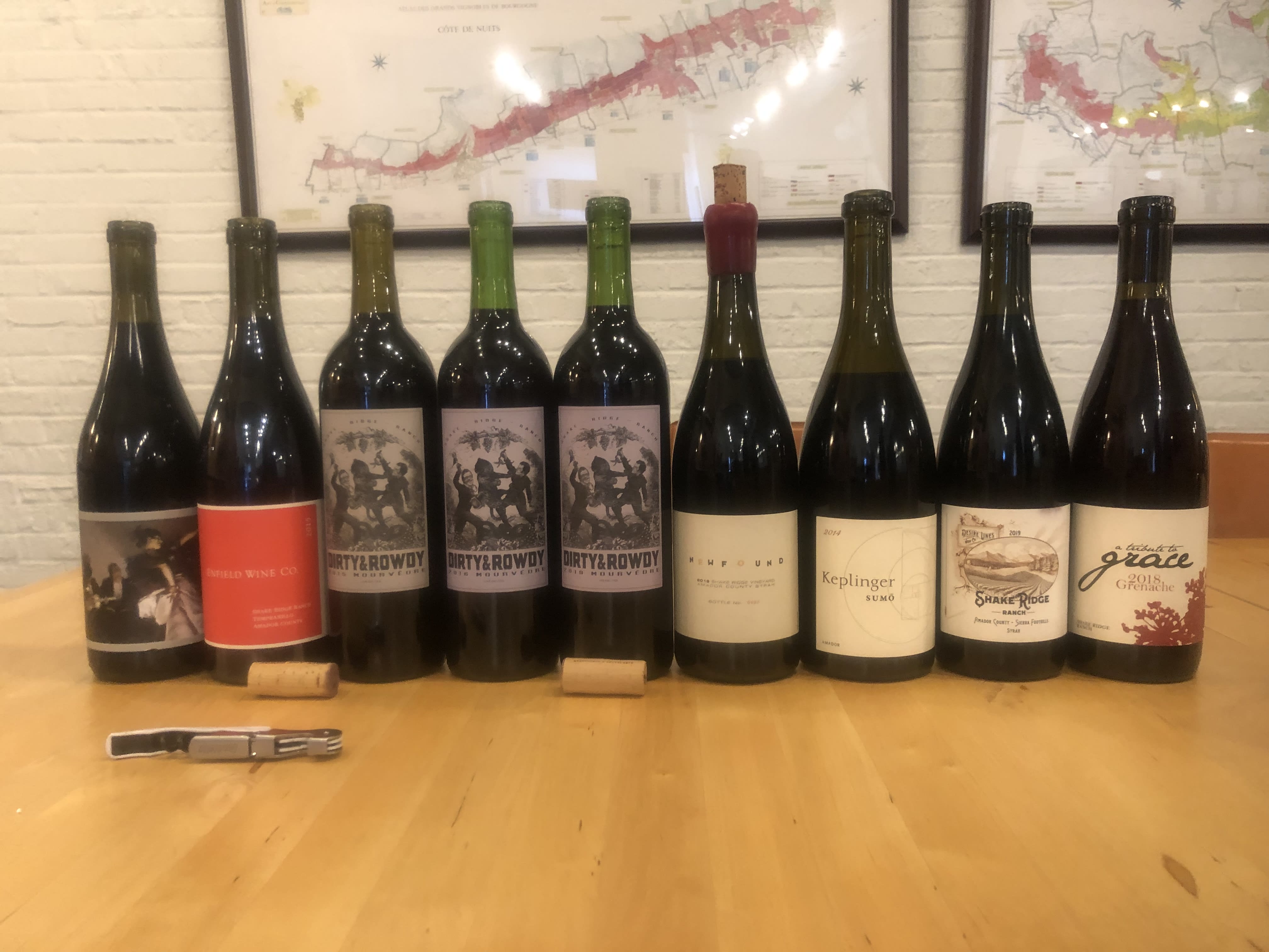 shake ridge tasting