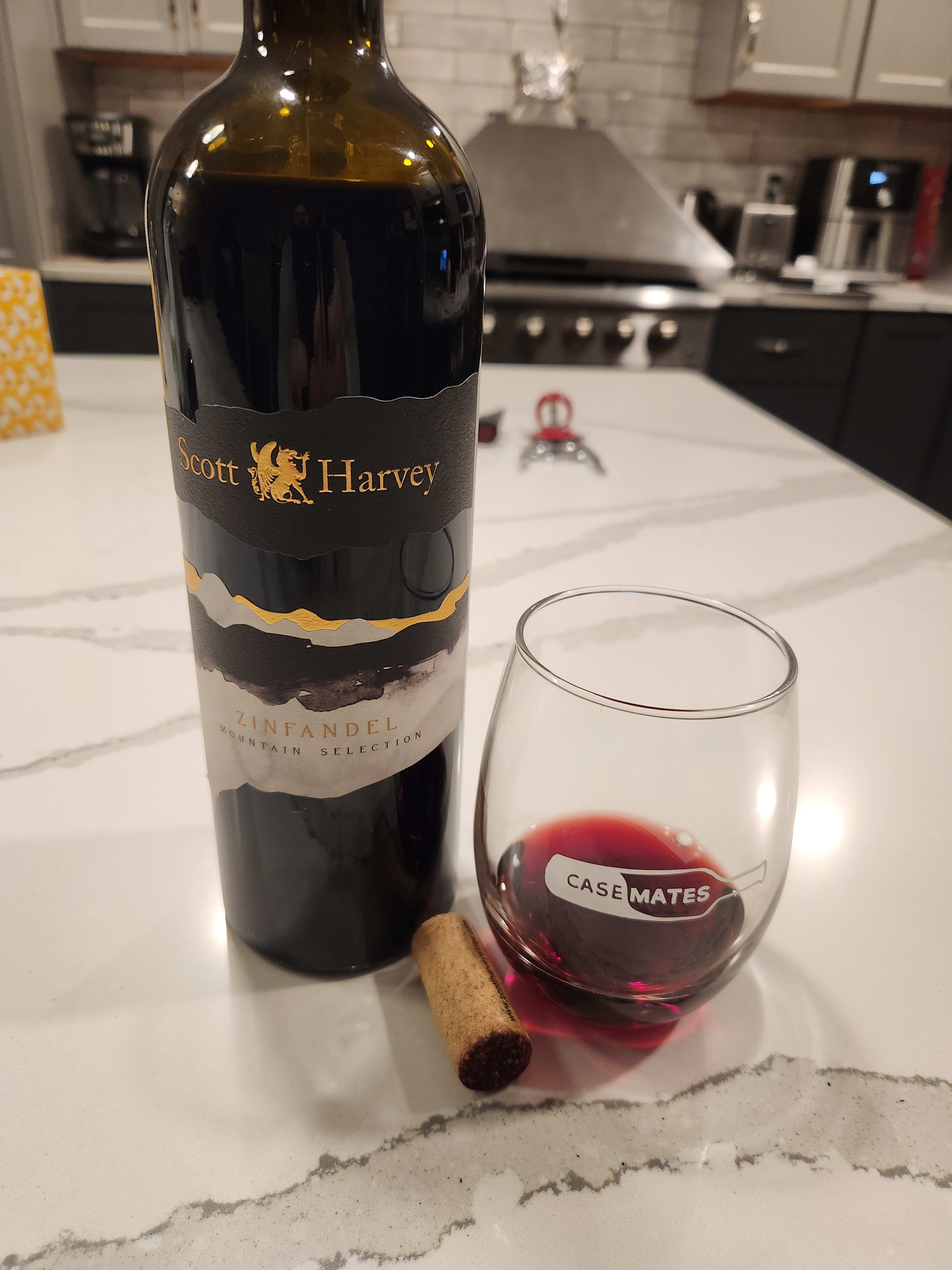Bottle and glass