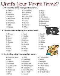 pirate name