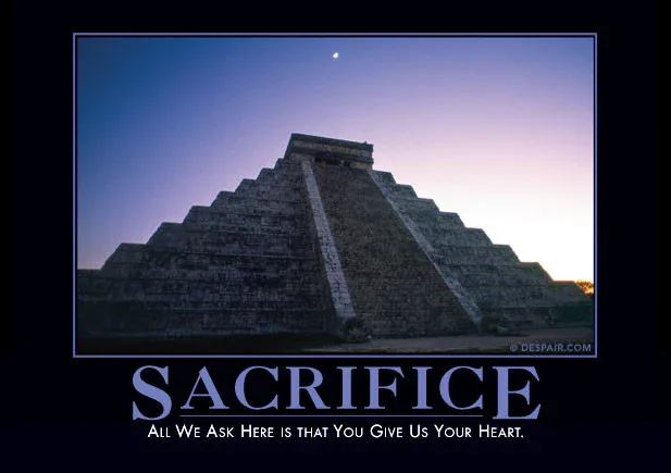 Aztec altar